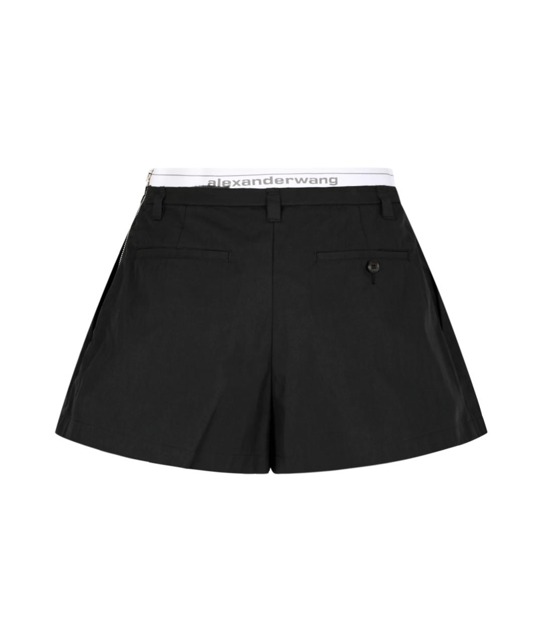 ALEXANDER WANG Черные хлопковые шорты, фото 4