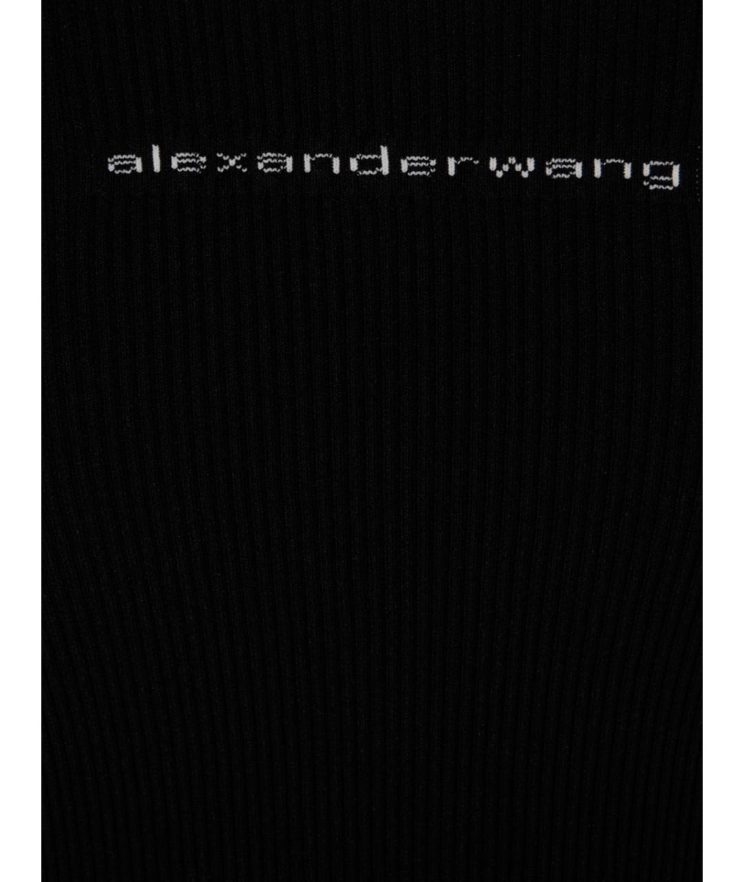 ALEXANDER WANG Черная майка, фото 3
