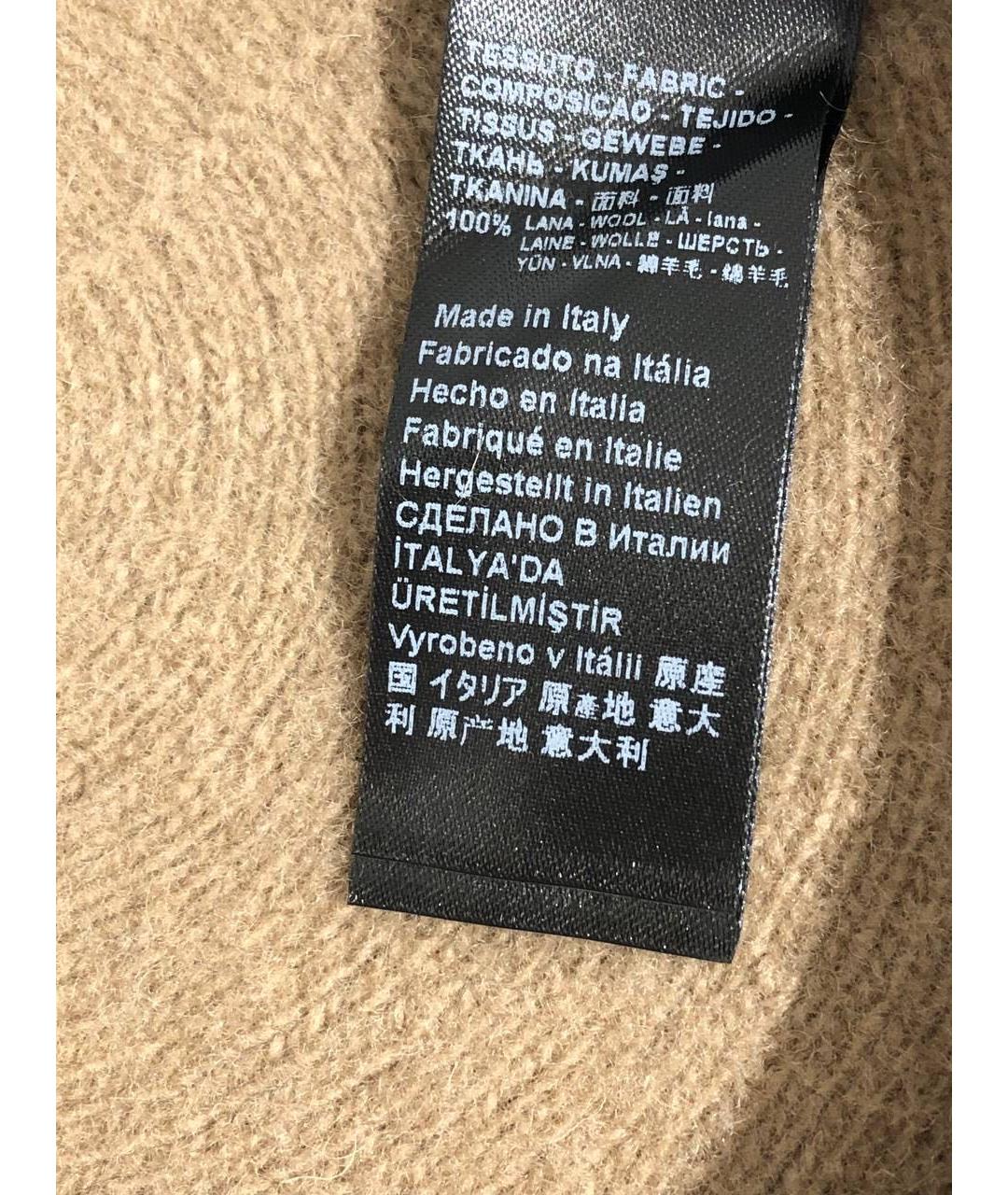 EMPORIO ARMANI Коричневая шерстяная кепка, фото 4