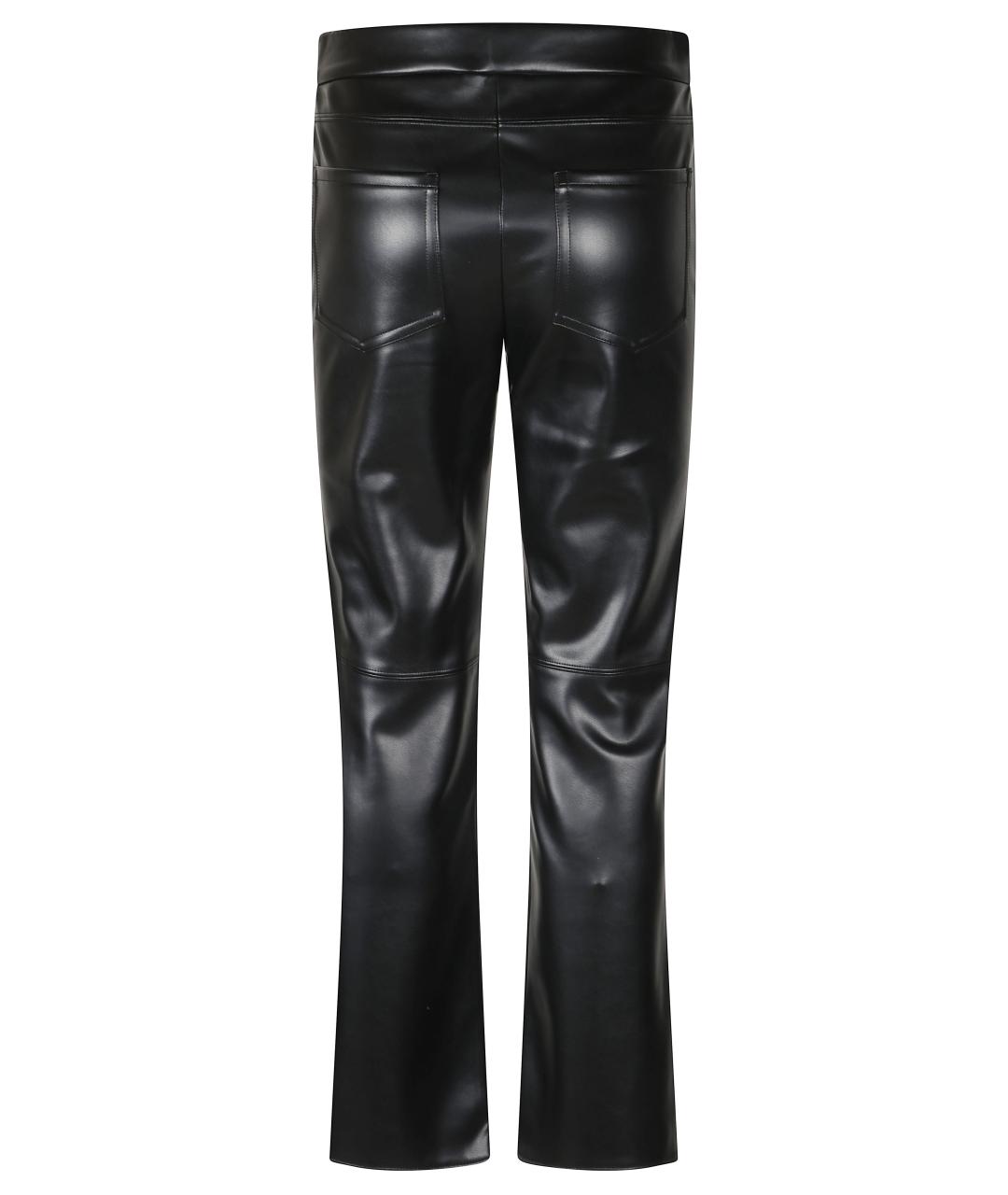 'S MAX MARA Черные прямые брюки, фото 3
