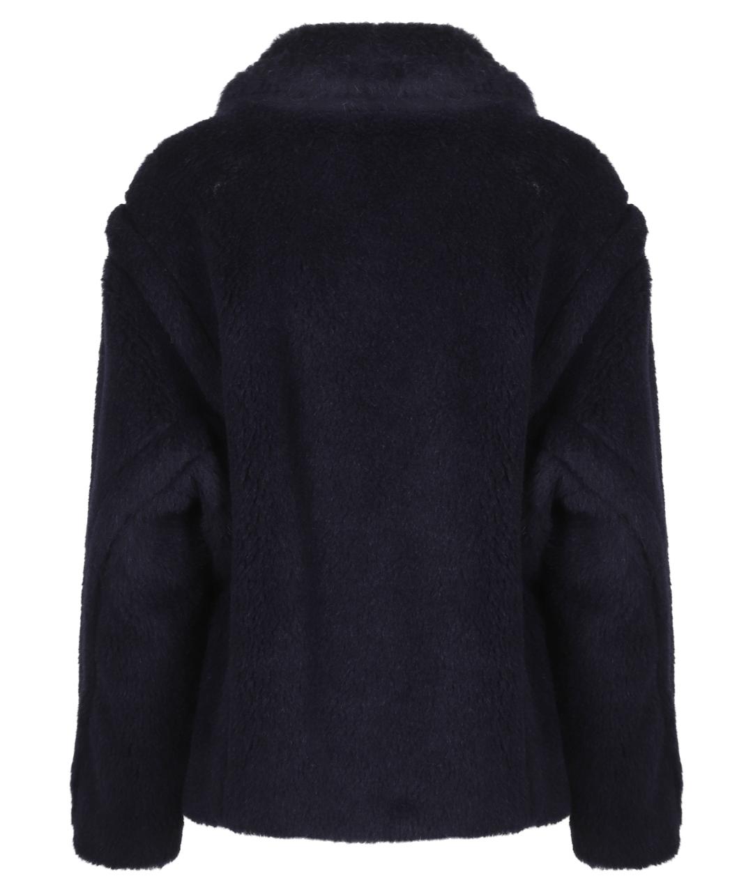 MAX MARA Темно-синяя шуба, фото 3