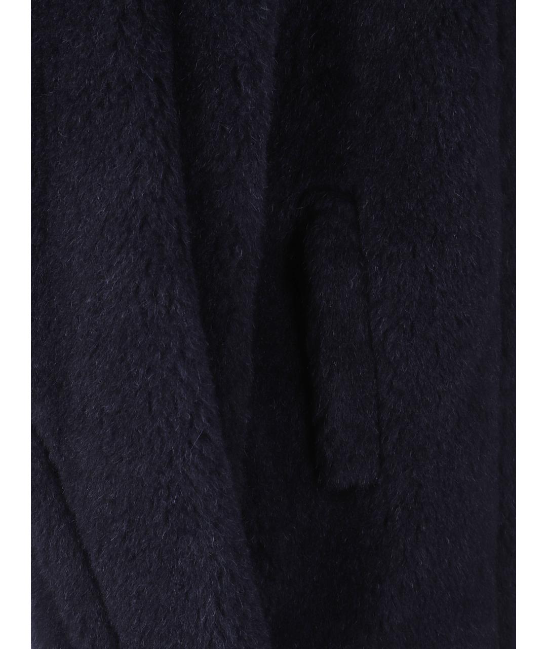 MAX MARA Темно-синяя шуба, фото 2