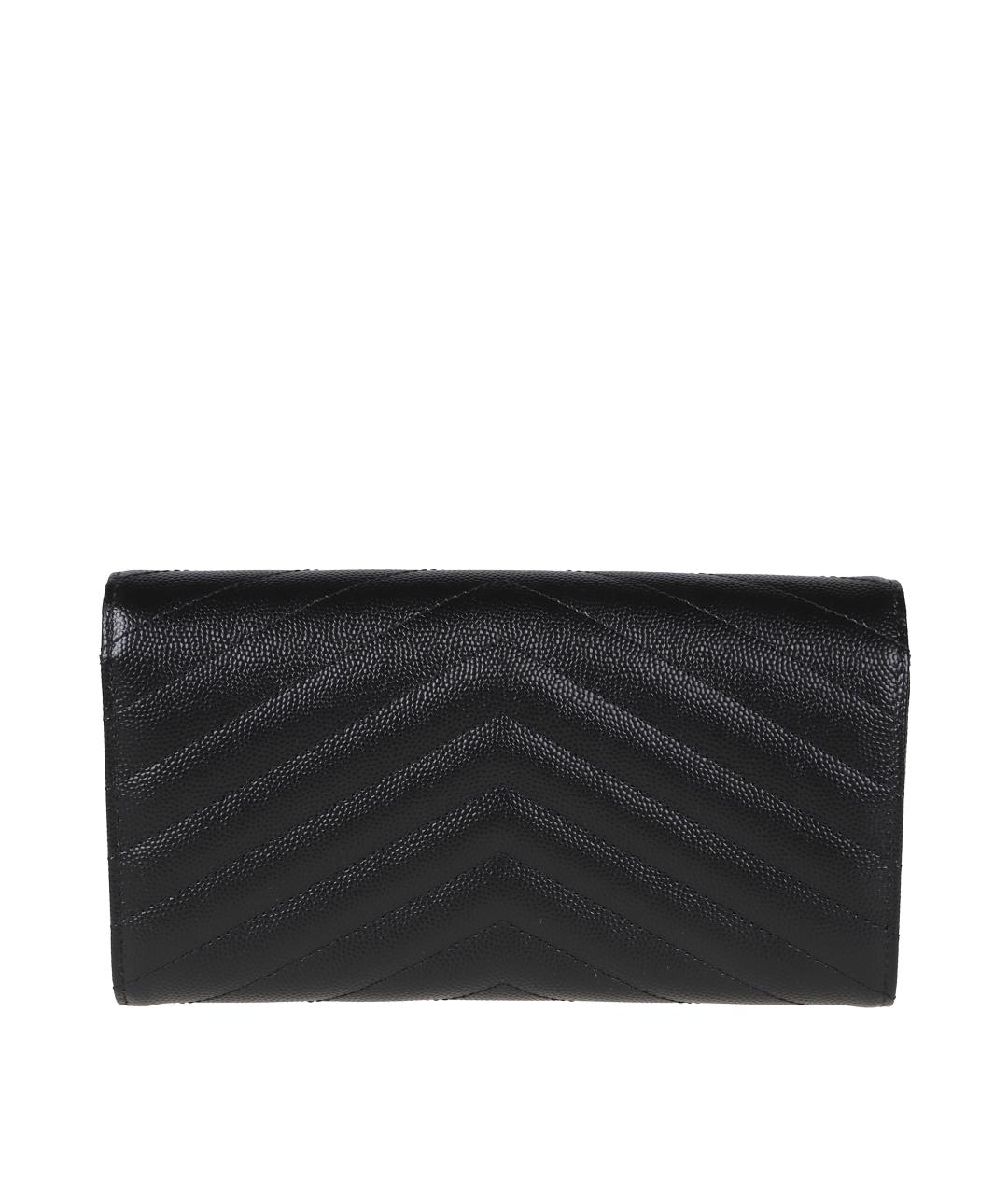 SAINT LAURENT Черный кошелек, фото 2