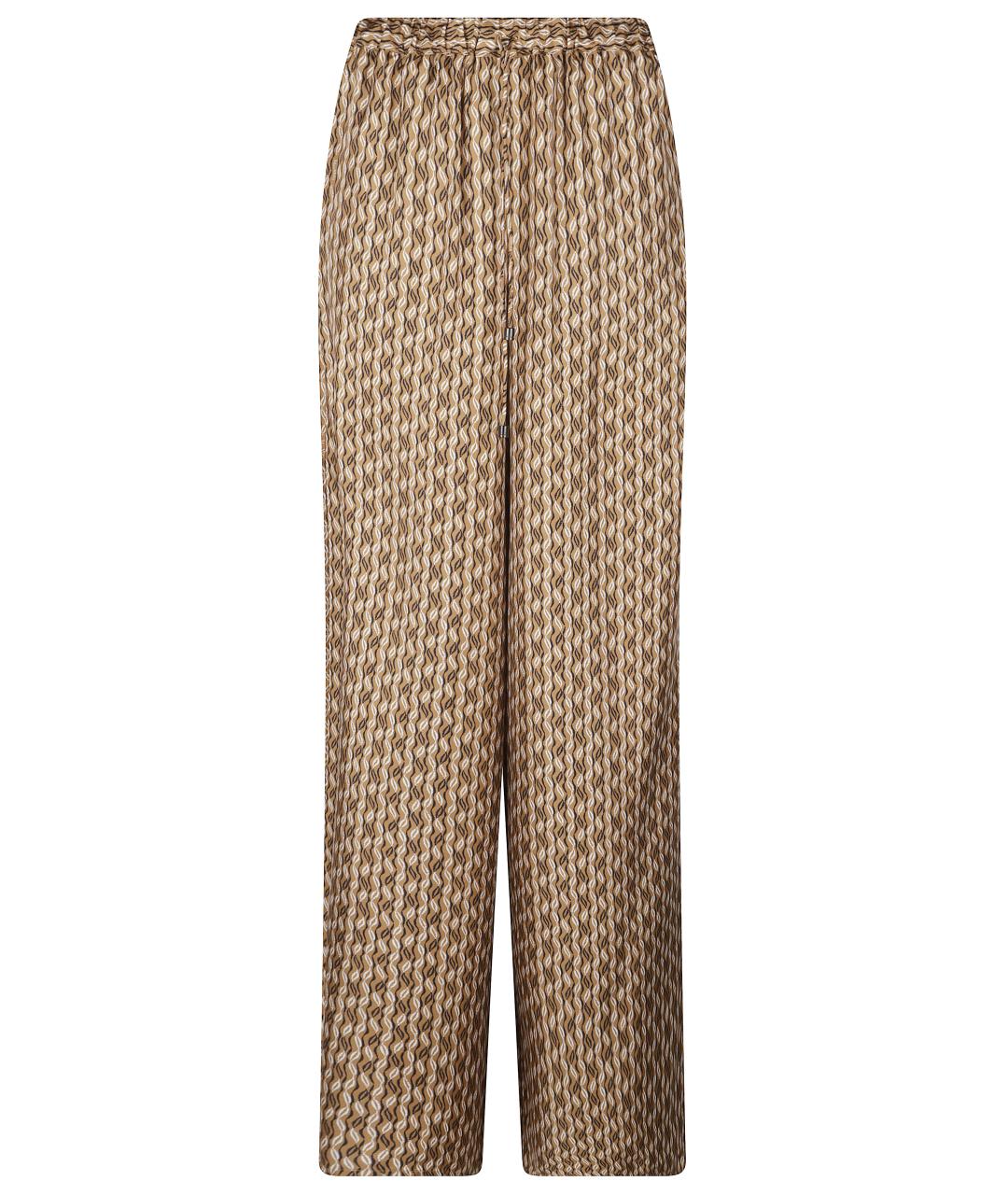 MAX MARA Бежевые прямые брюки, фото 1