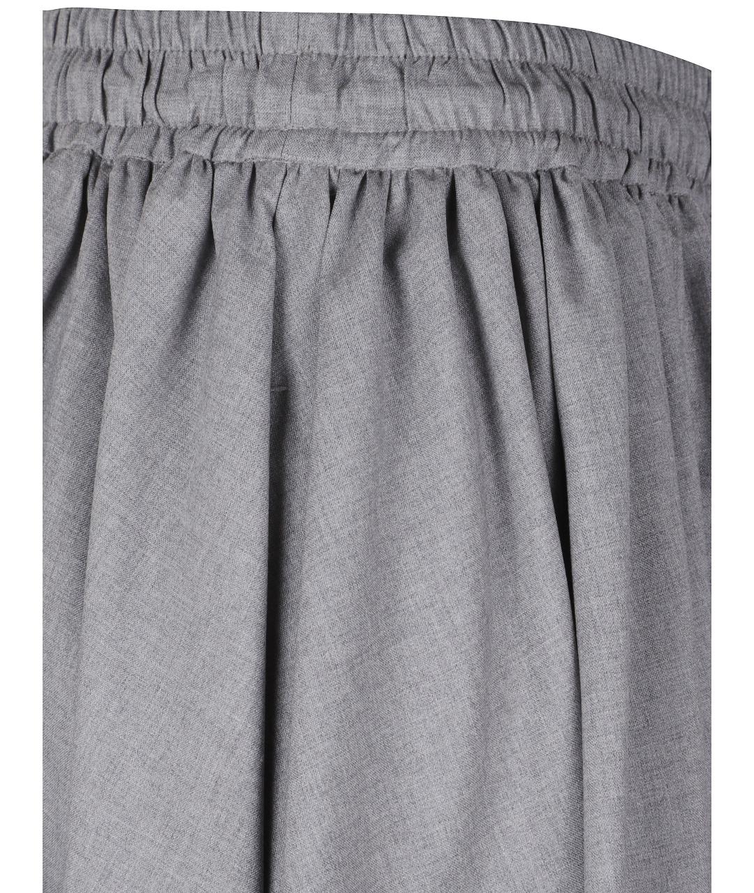 MAX MARA Серая юбка миди, фото 2