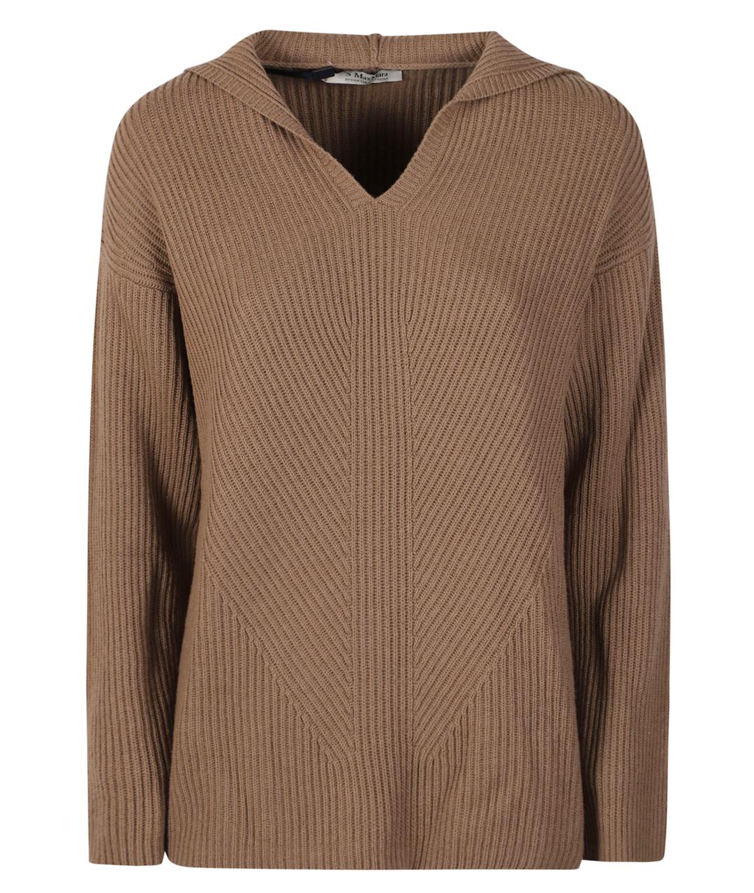 'S MAX MARA Коричневый джемпер / свитер, фото 1