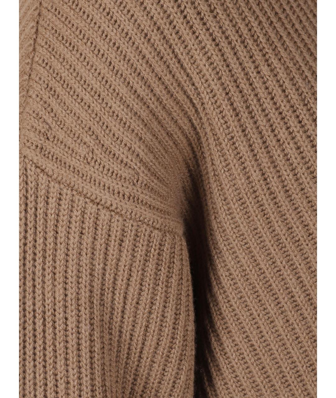 'S MAX MARA Коричневый джемпер / свитер, фото 2