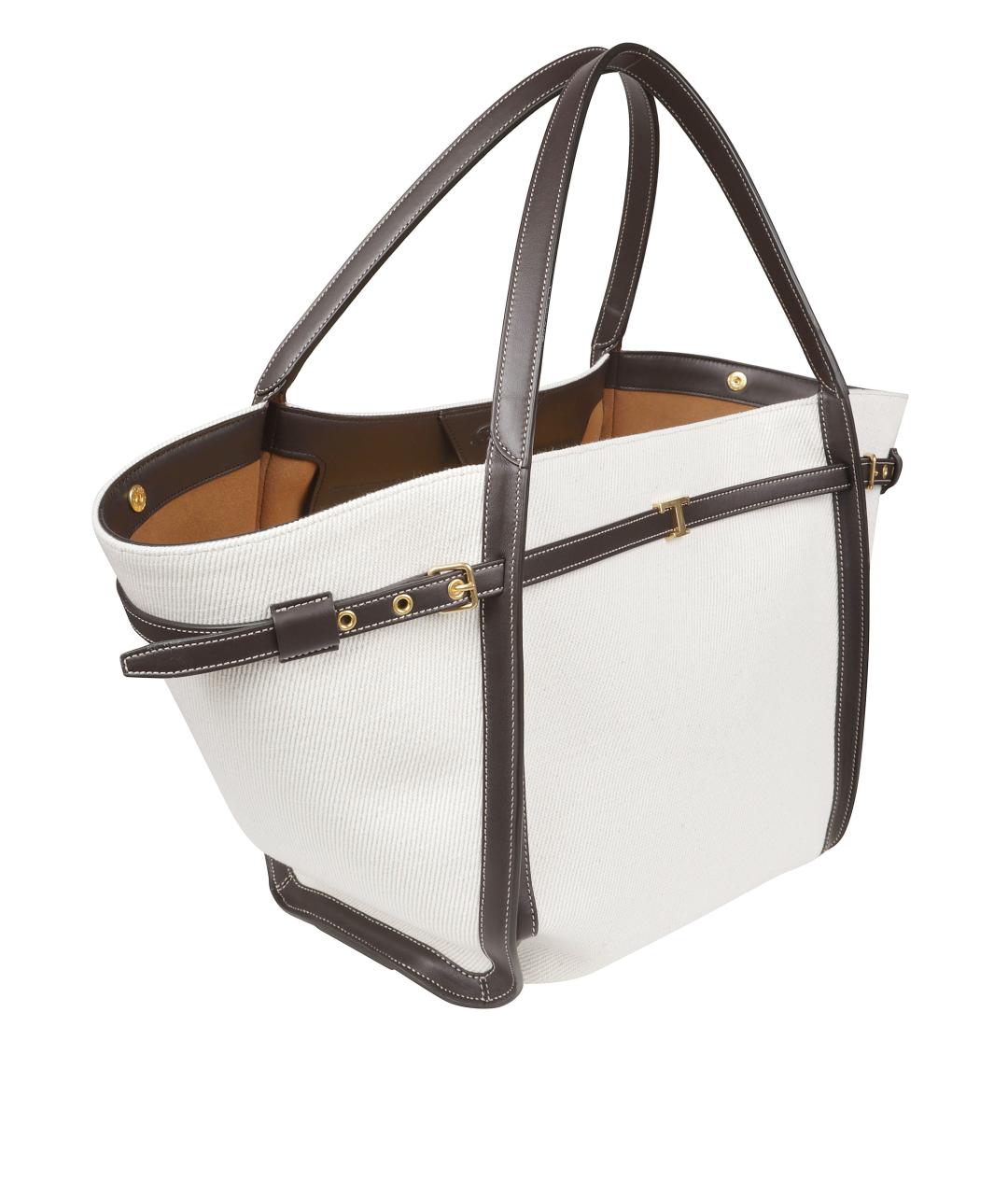 TOD'S Белая сумка тоут, фото 3