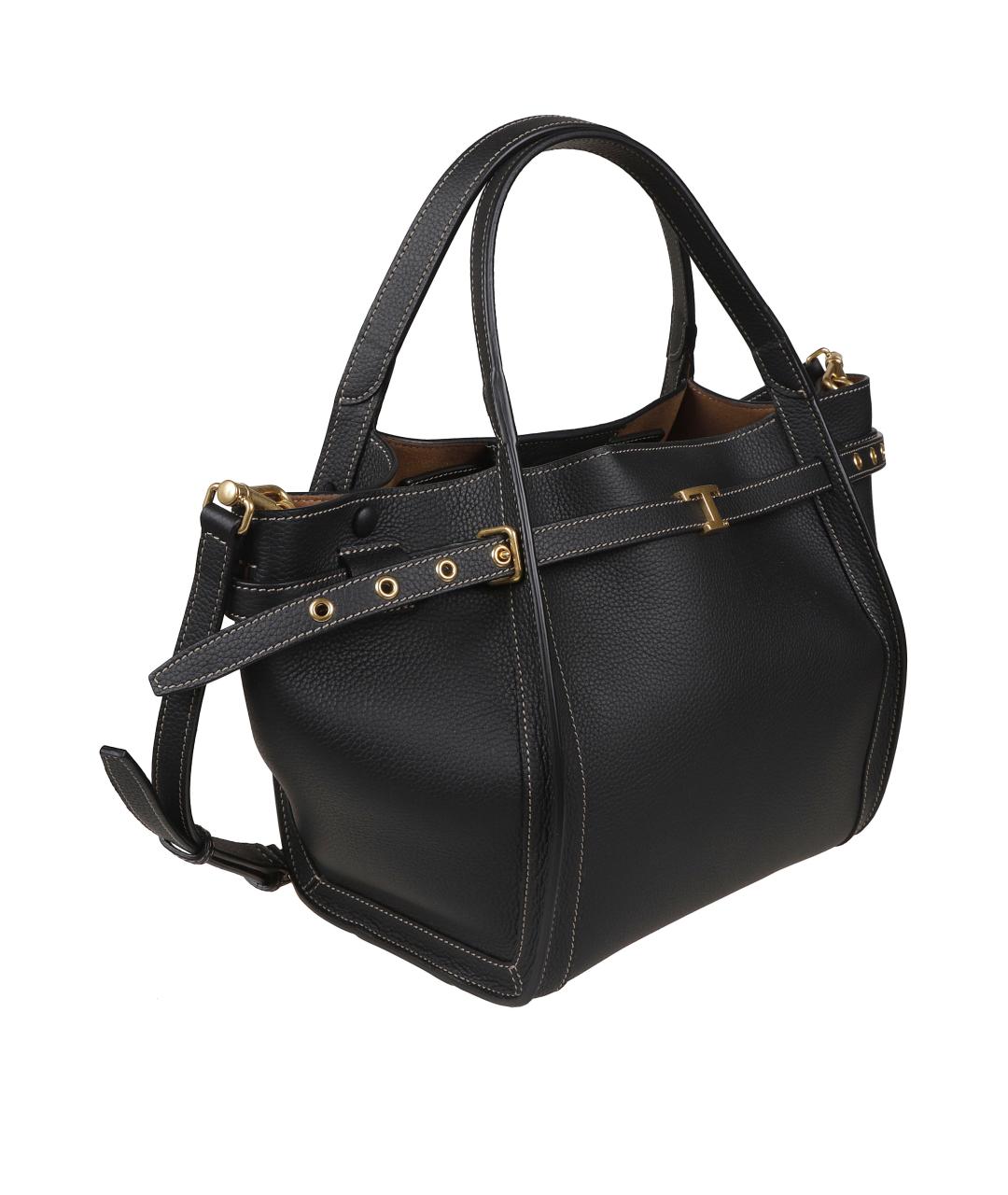 TOD'S Черная сумка тоут, фото 3