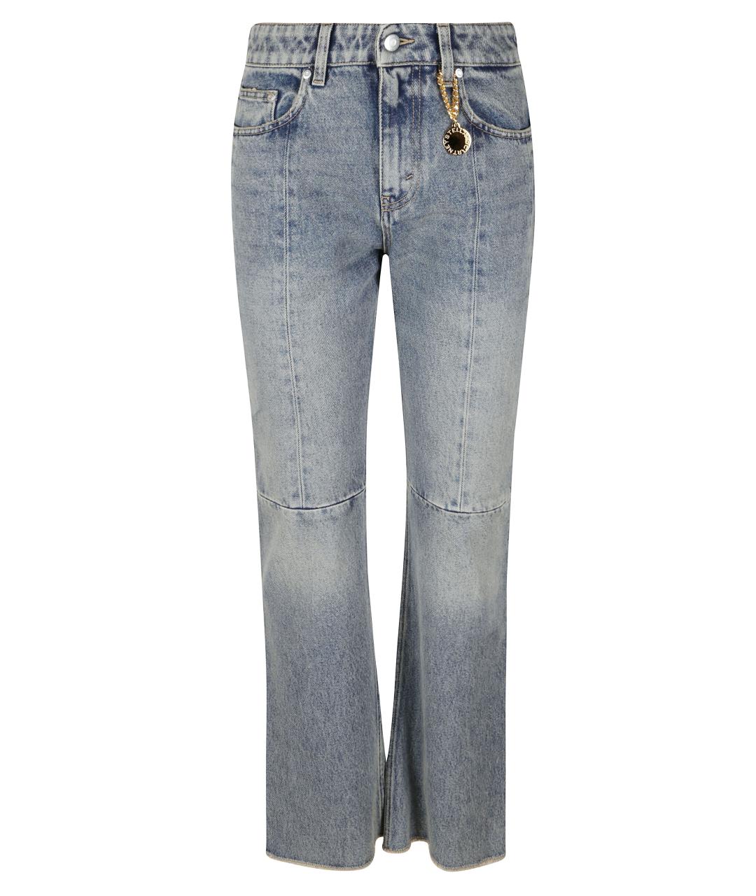 STELLA MCCARTNEY Синие хлопковые прямые джинсы, фото 1