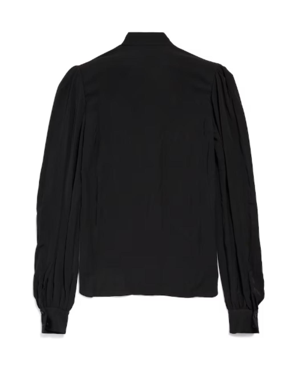 BALENCIAGA Черная полиэстеровая рубашка, фото 2