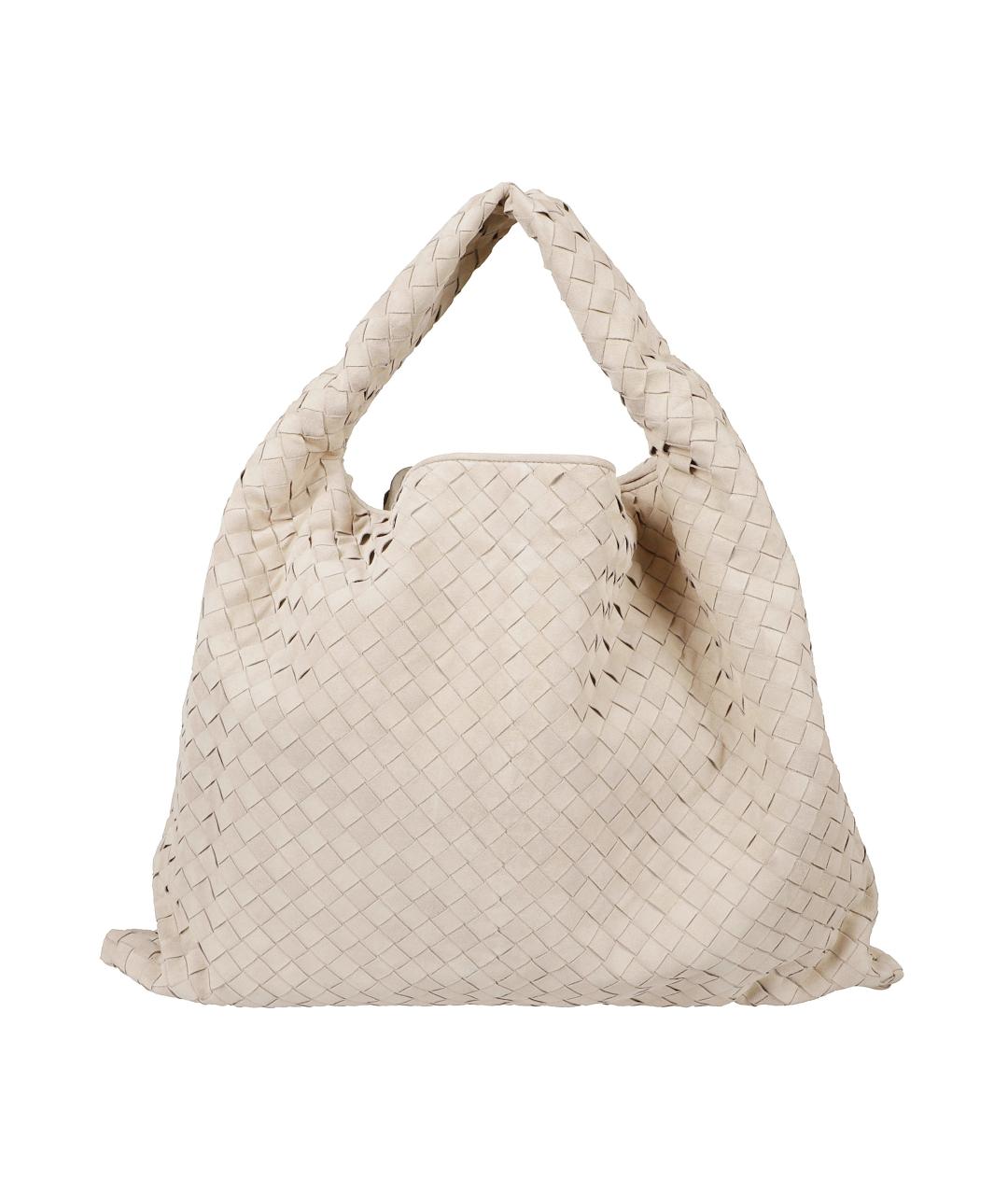 BOTTEGA VENETA Бежевая замшевая сумка через плечо, фото 2
