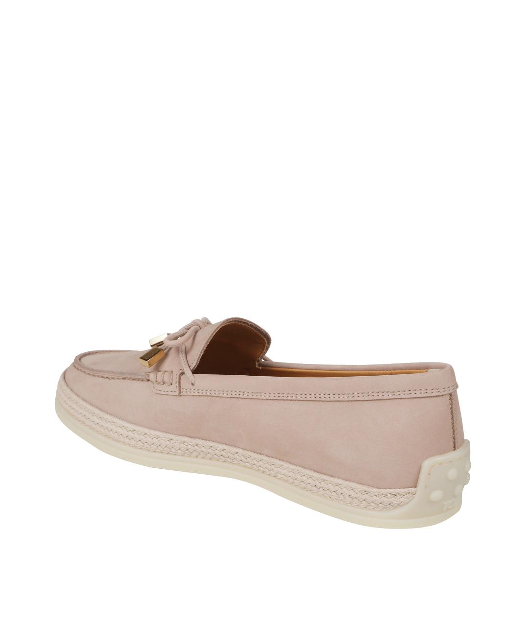 TOD'S Розовые мокасины, фото 3