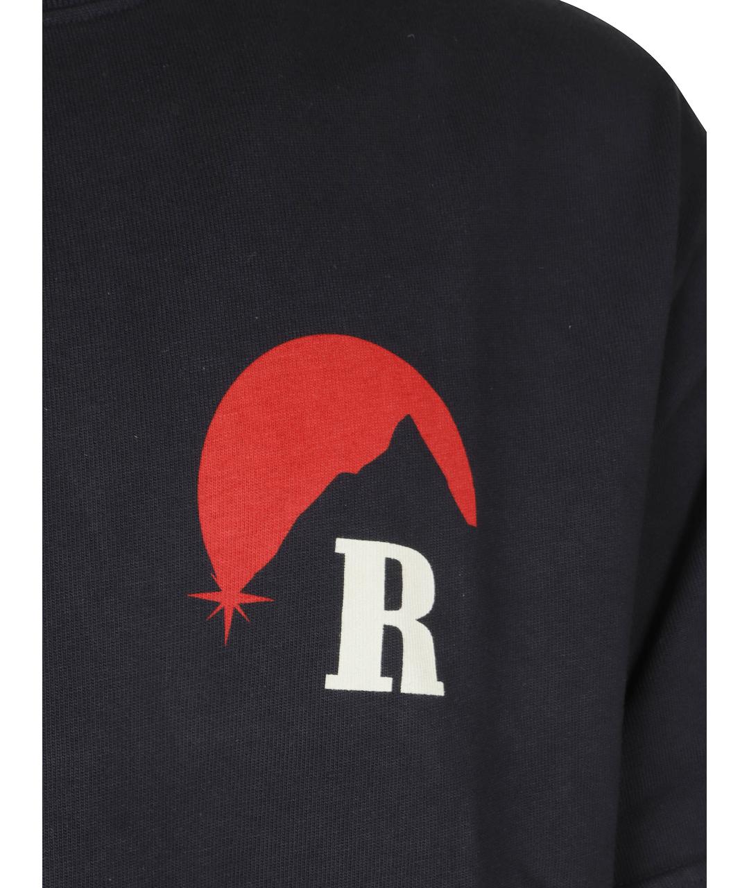 RHUDE Черная футболка, фото 2