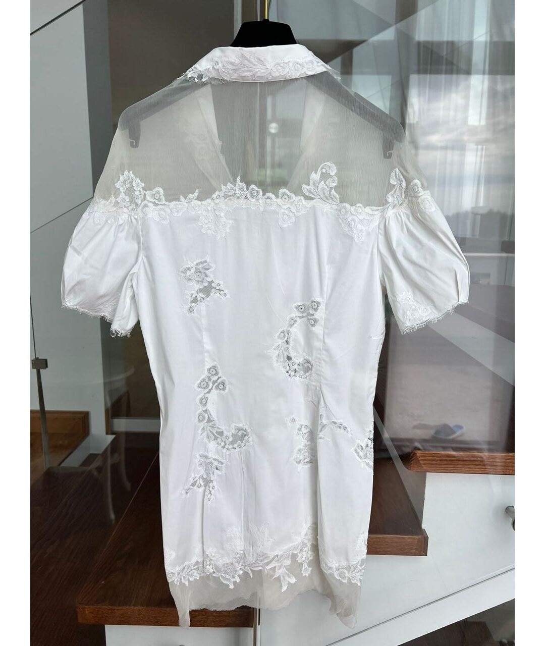 ERMANNO SCERVINO Белая рубашка, фото 2