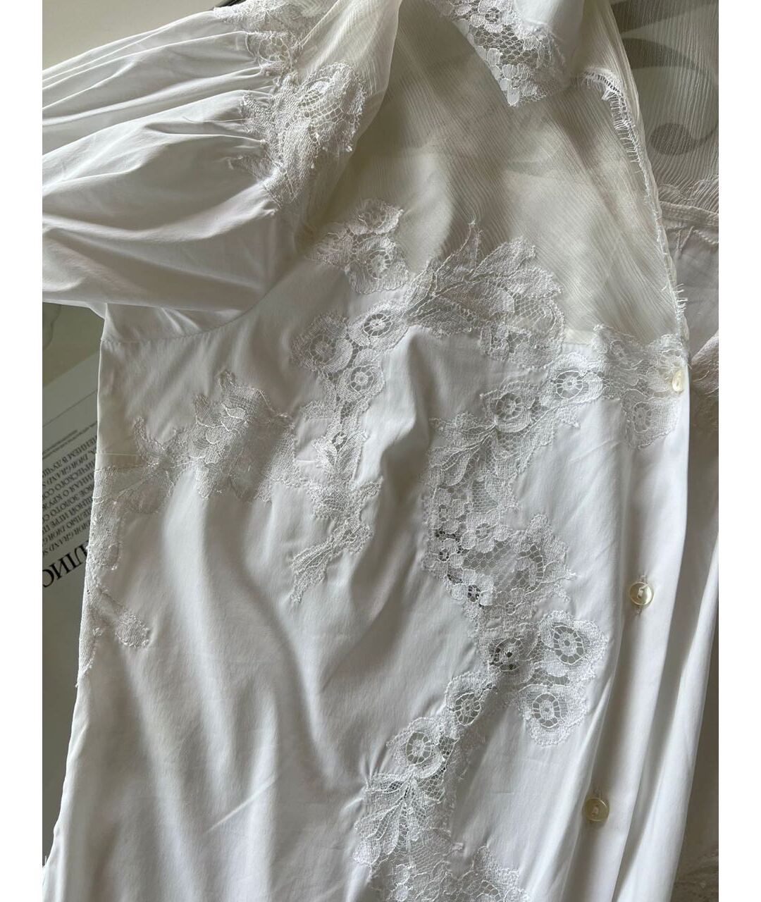 ERMANNO SCERVINO Белая рубашка, фото 4