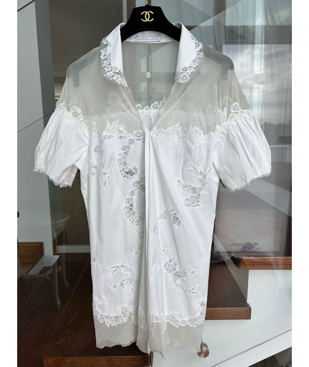 ERMANNO SCERVINO Белая рубашка, фото 9