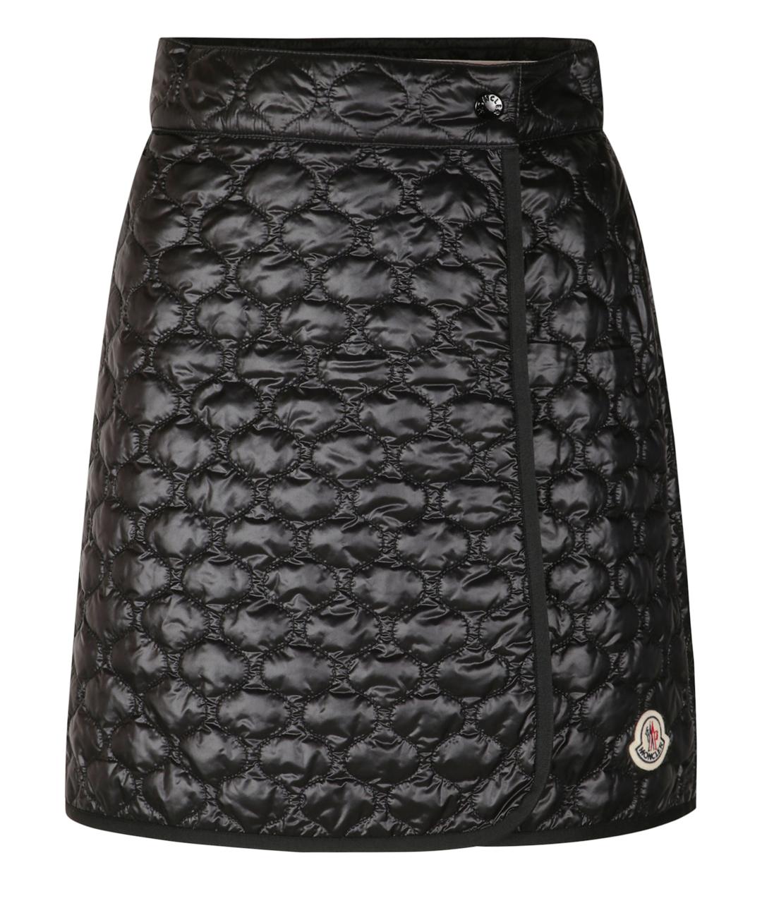 MONCLER Черная юбка миди, фото 1
