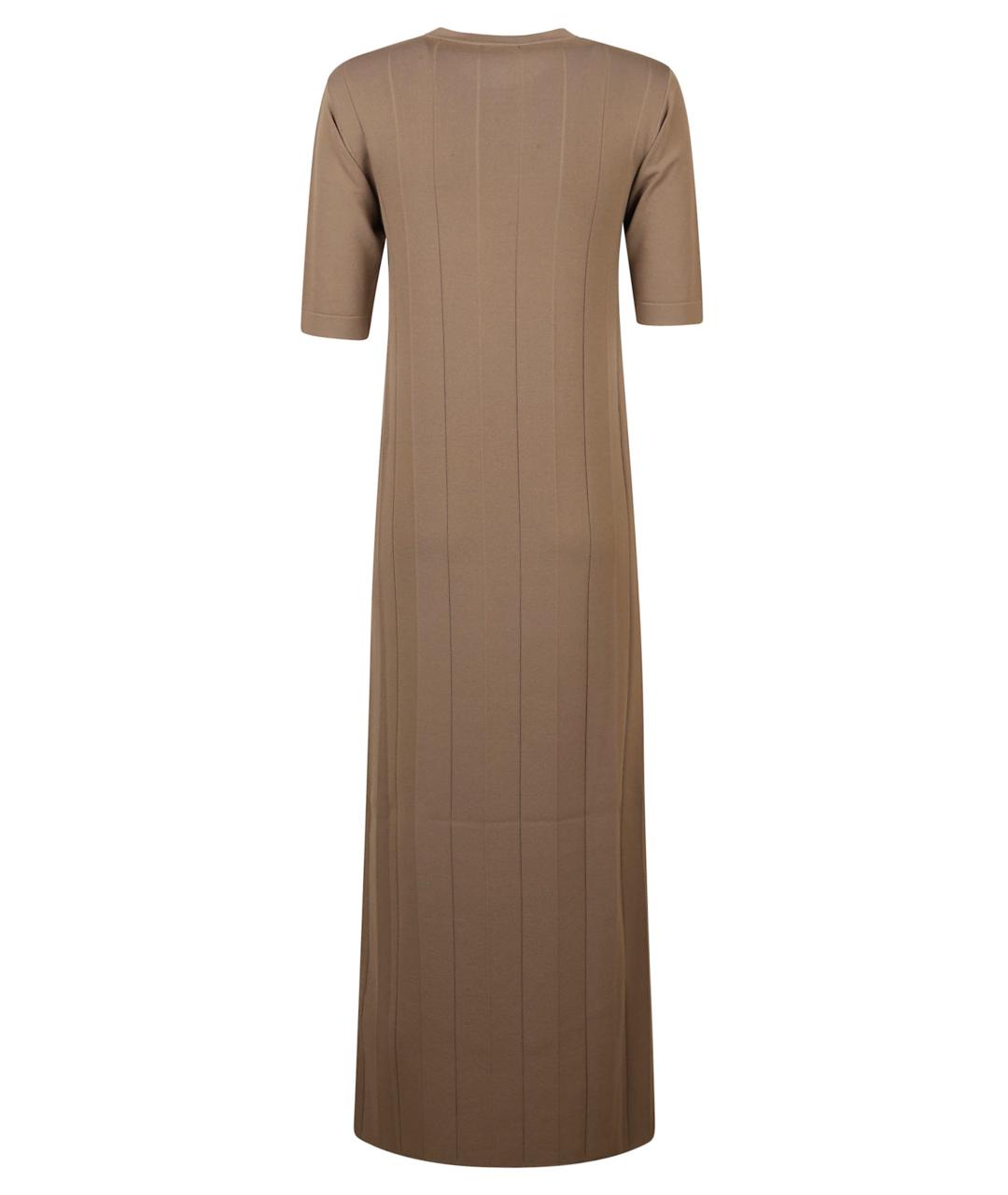 MAX MARA Коричневое повседневное платье, фото 3