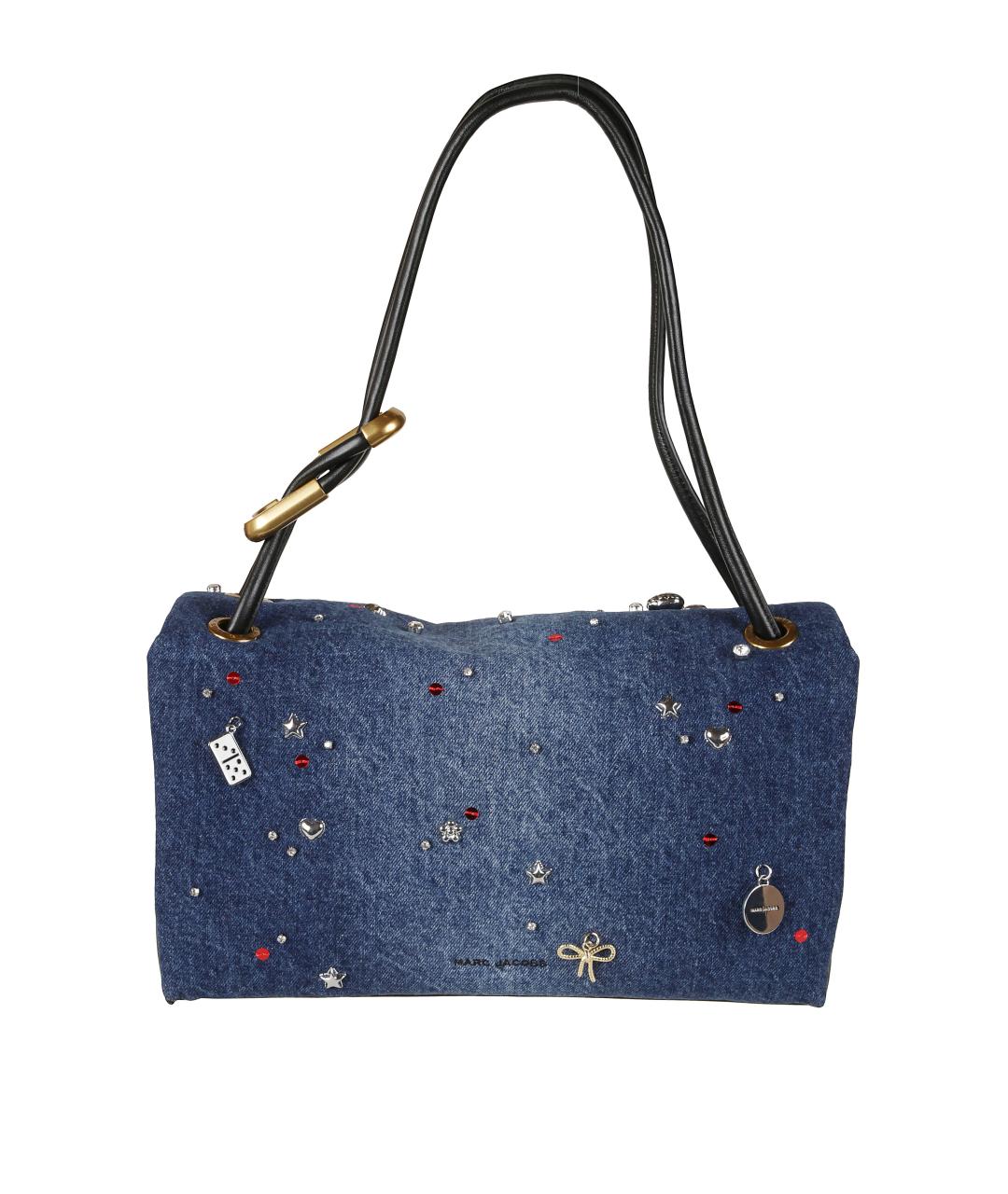 MARC JACOBS Синяя тканевая сумка через плечо, фото 2