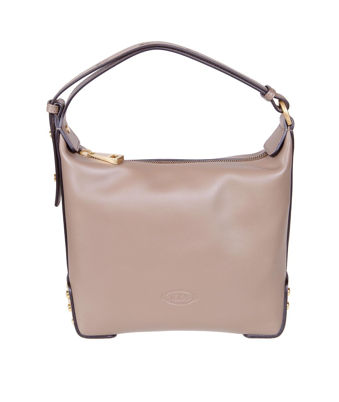 TOD'S Бежевая сумка тоут, фото 1