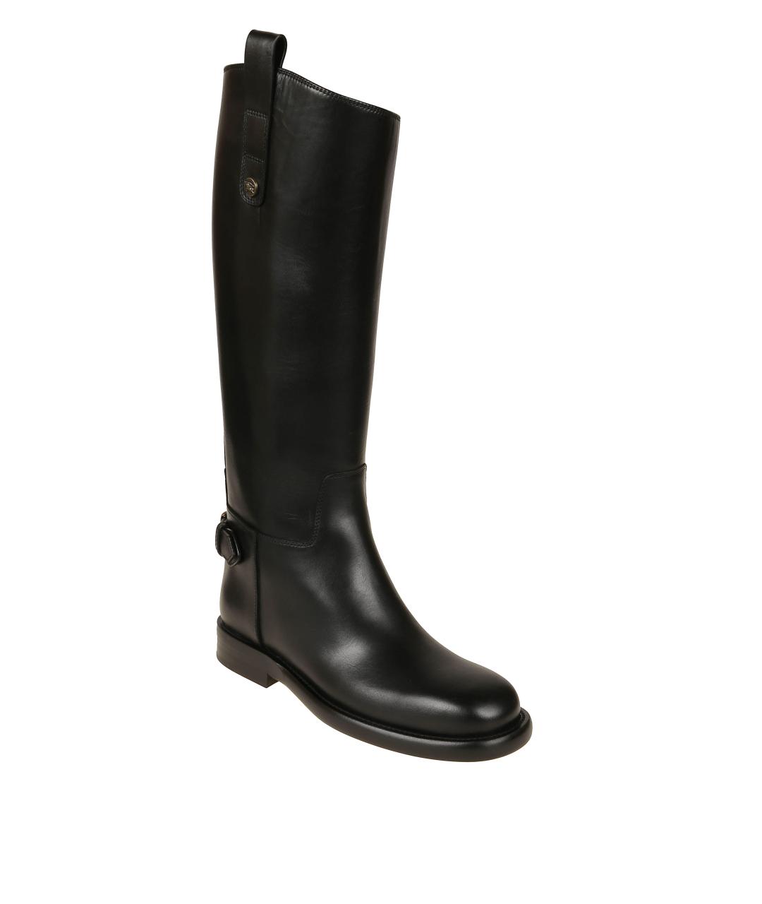 BURBERRY Черные сапоги, фото 2
