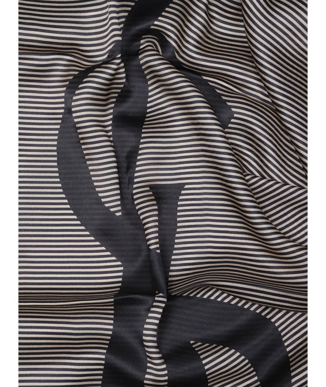 SAINT LAURENT Синий шарф, фото 2