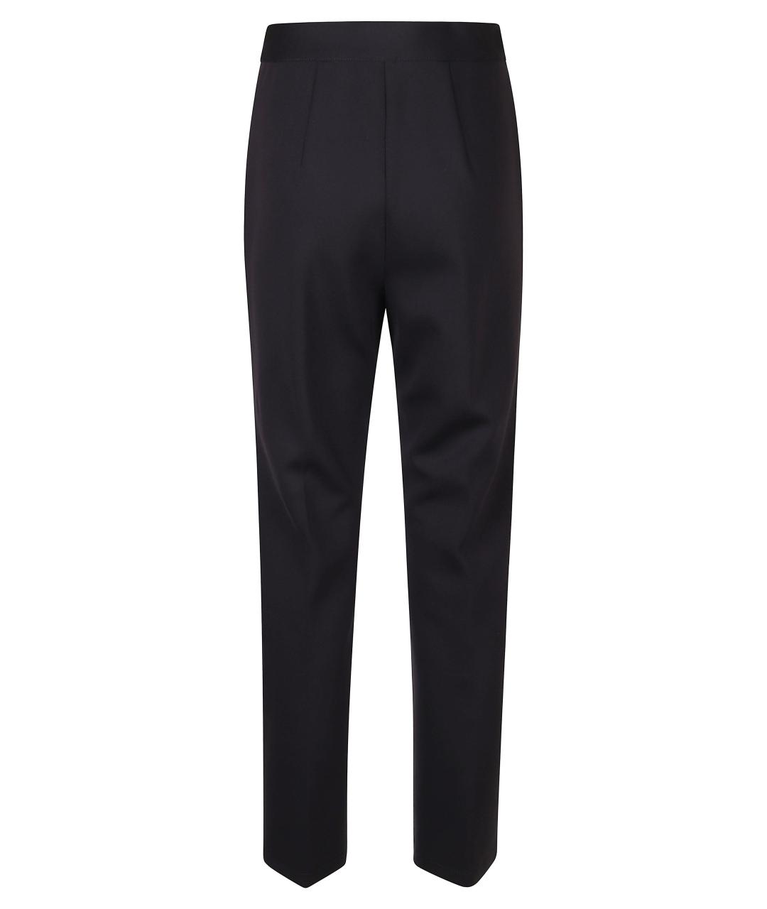 MAX MARA Черные прямые брюки, фото 3