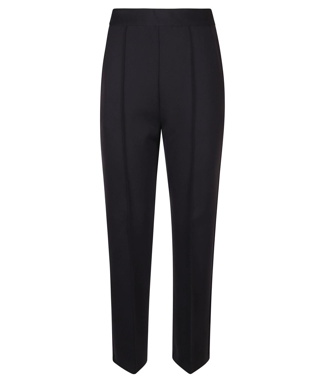 MAX MARA Черные прямые брюки, фото 1