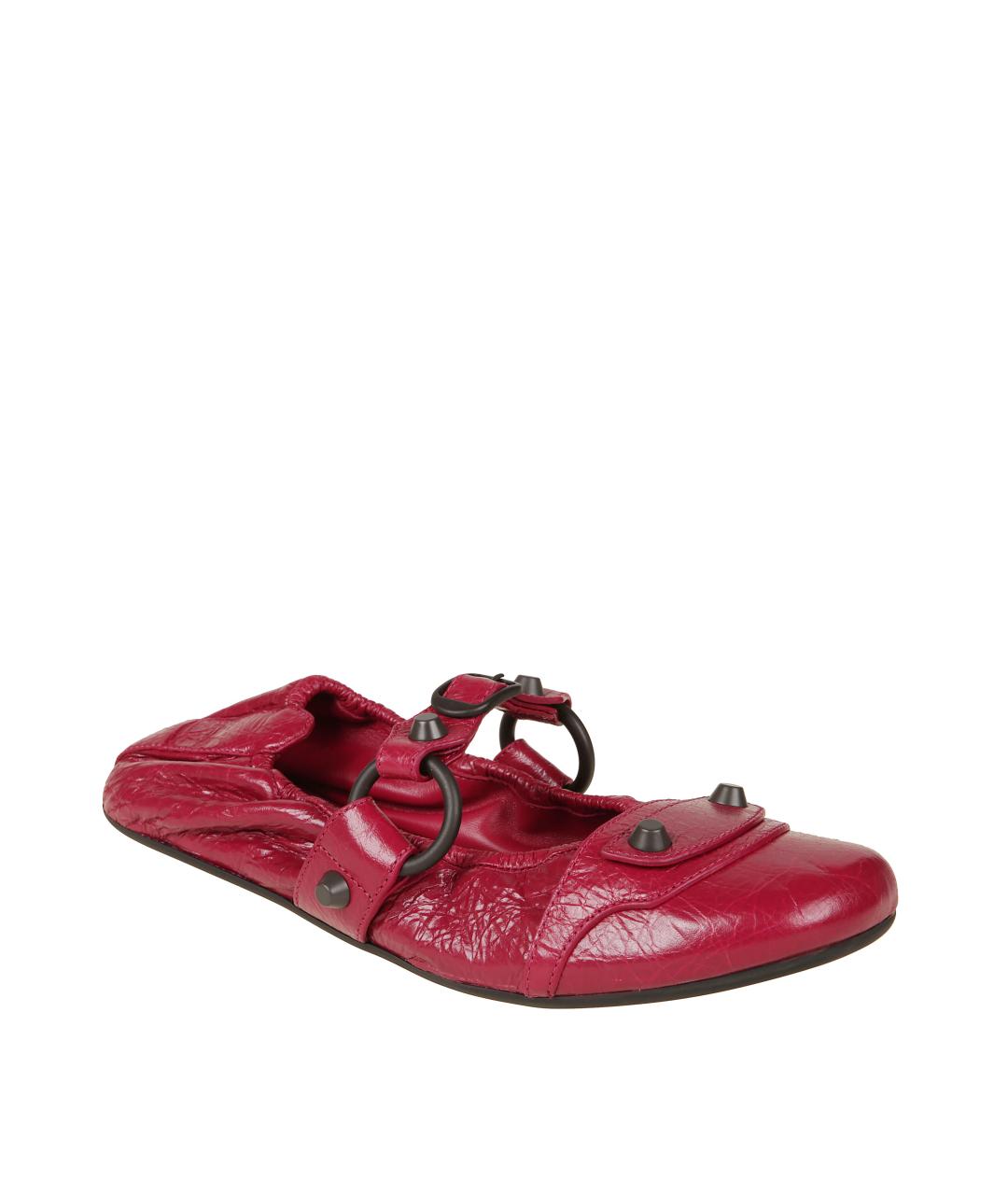 BALENCIAGA Красные балетки, фото 2