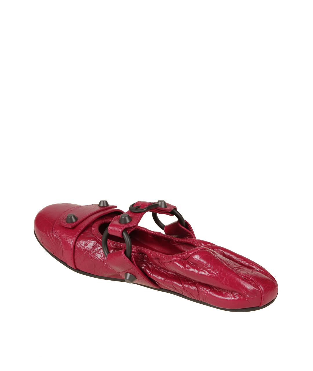 BALENCIAGA Красные балетки, фото 3