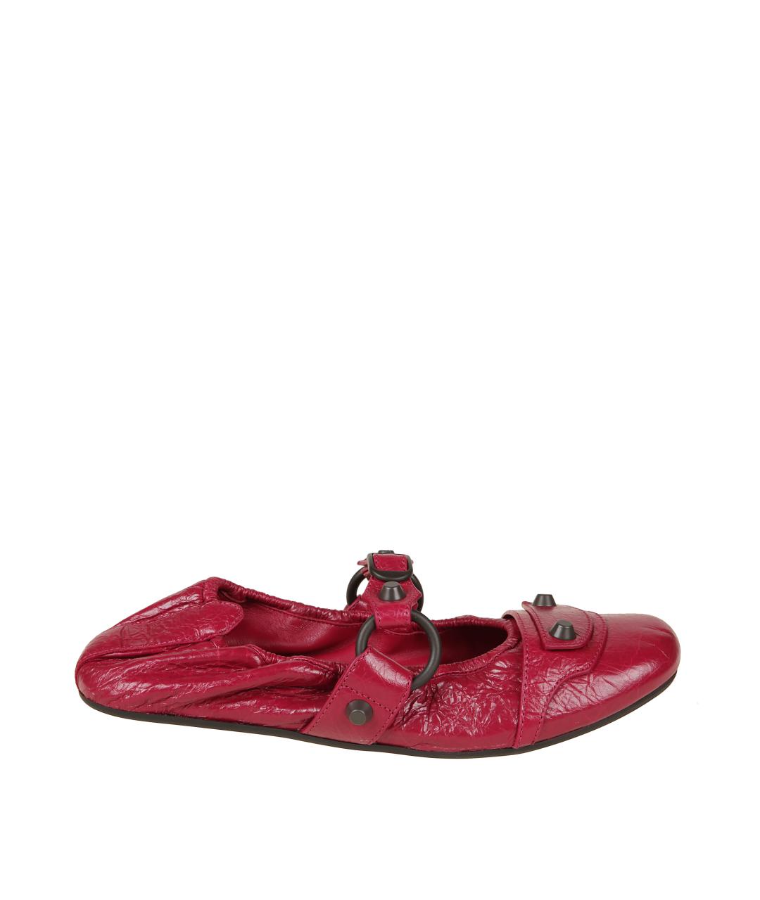 BALENCIAGA Красные балетки, фото 1