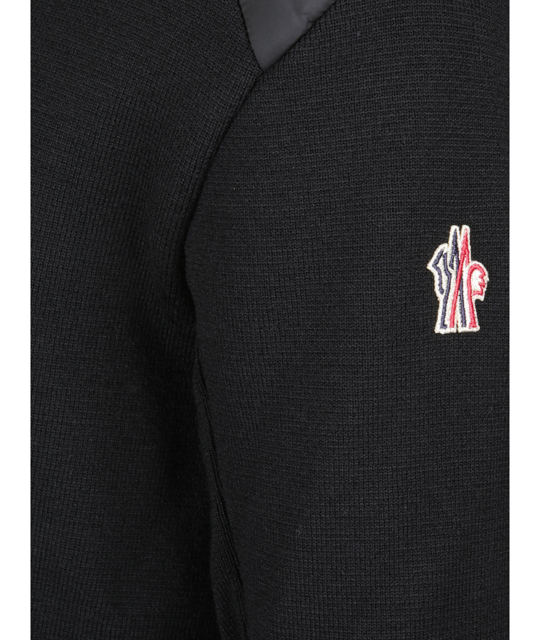 MONCLER GRENOBLE Черный джемпер / свитер, фото 2