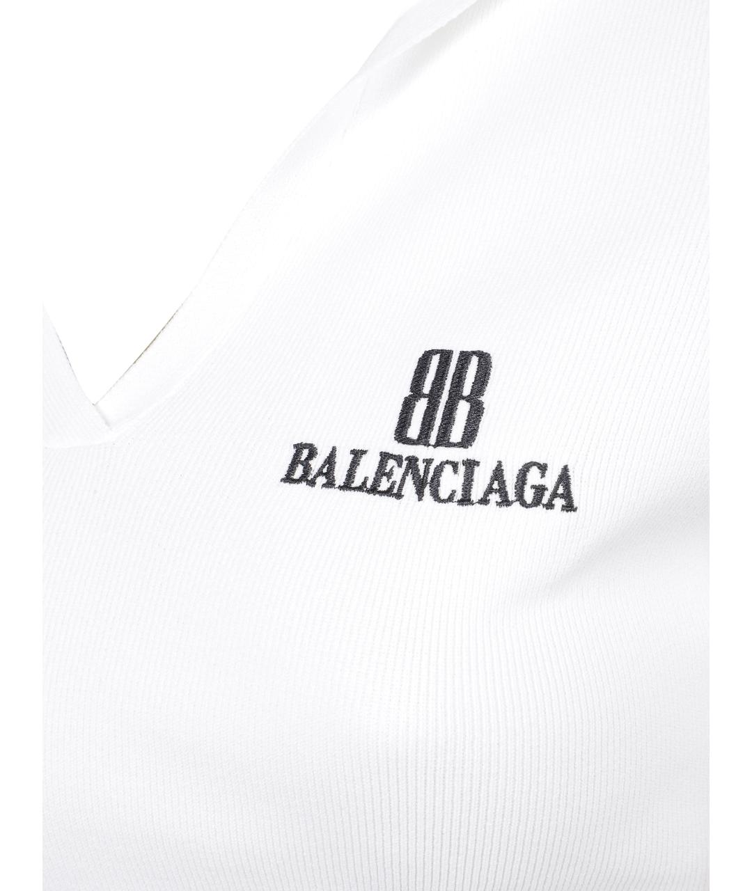 BALENCIAGA Белая футболка, фото 2