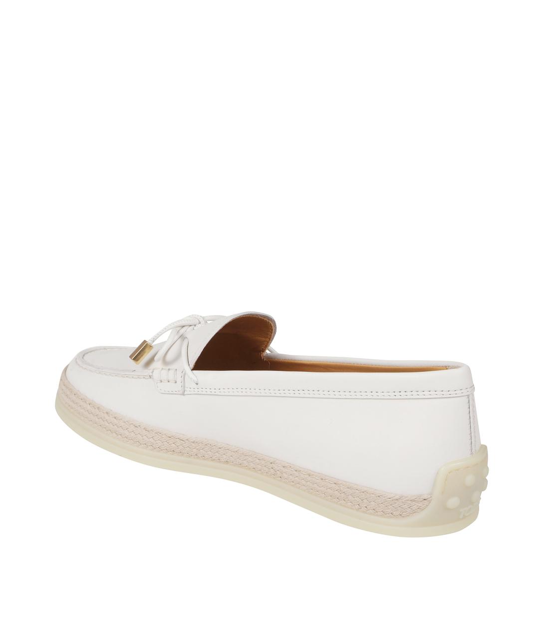 TOD'S Белые мокасины, фото 3