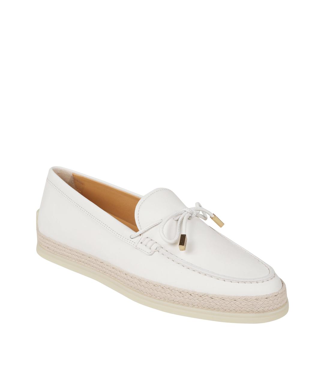 TOD'S Белые мокасины, фото 2