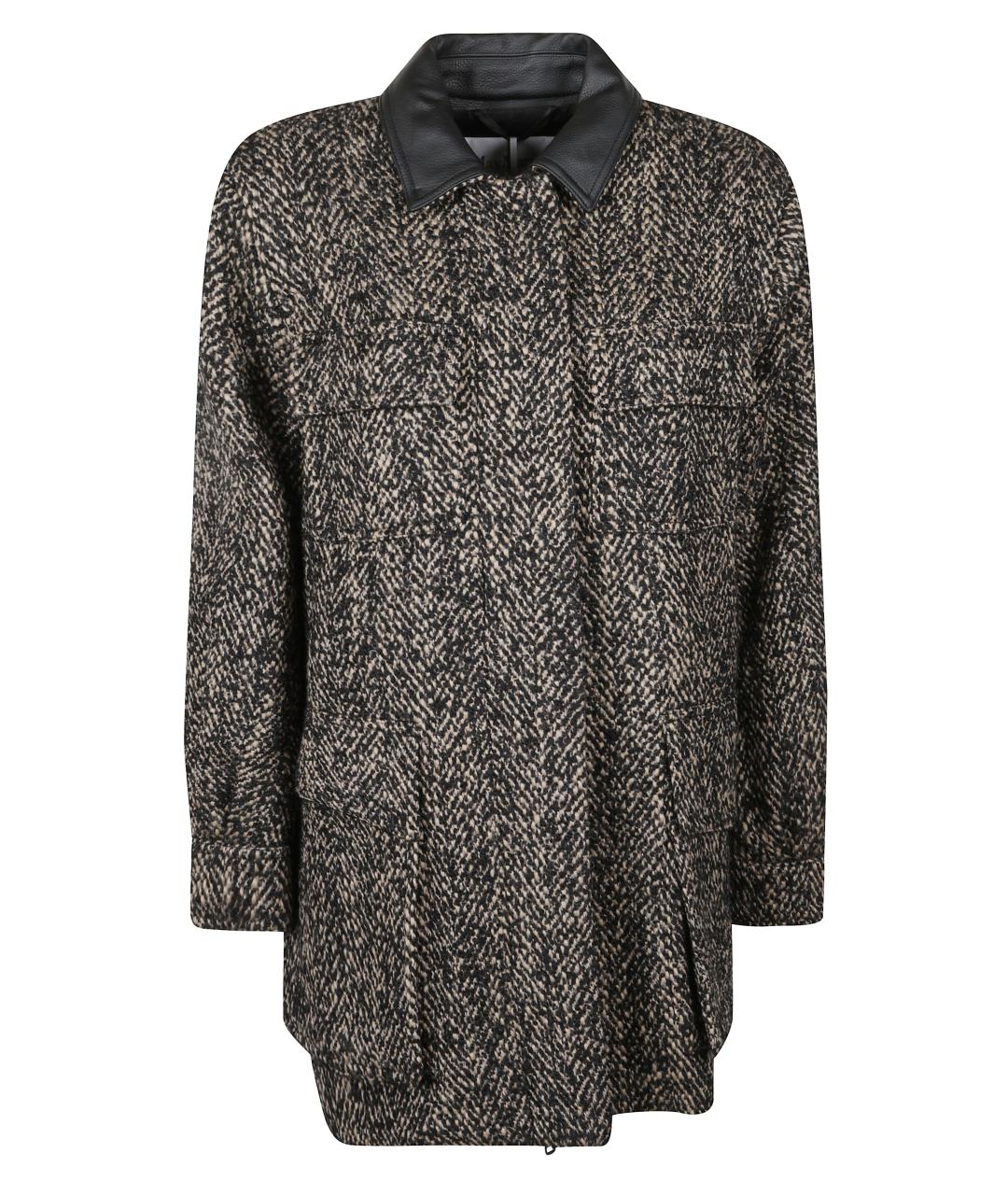MAX MARA Мульти шерстяное пальто, фото 1