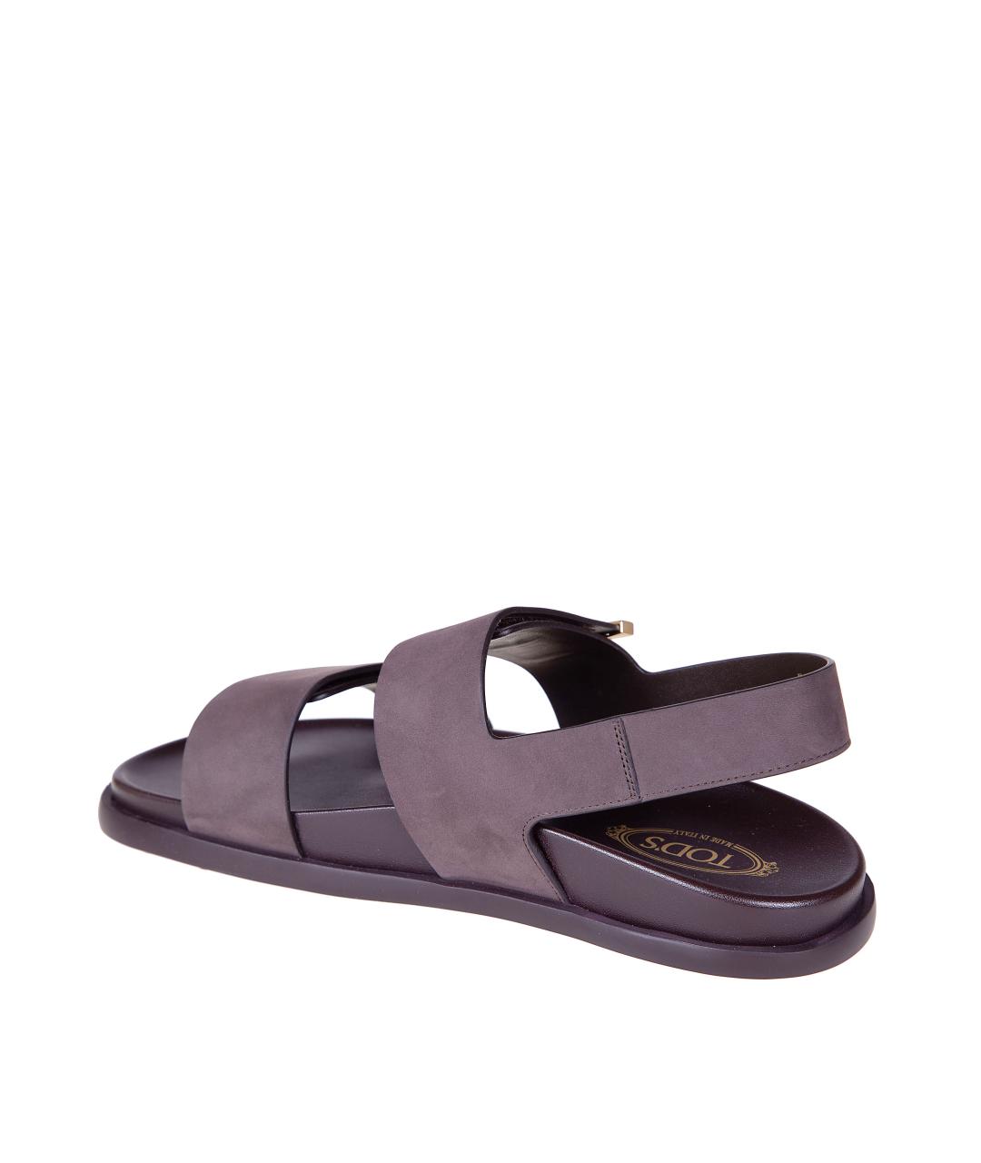TOD'S Коричневые сандалии, фото 3