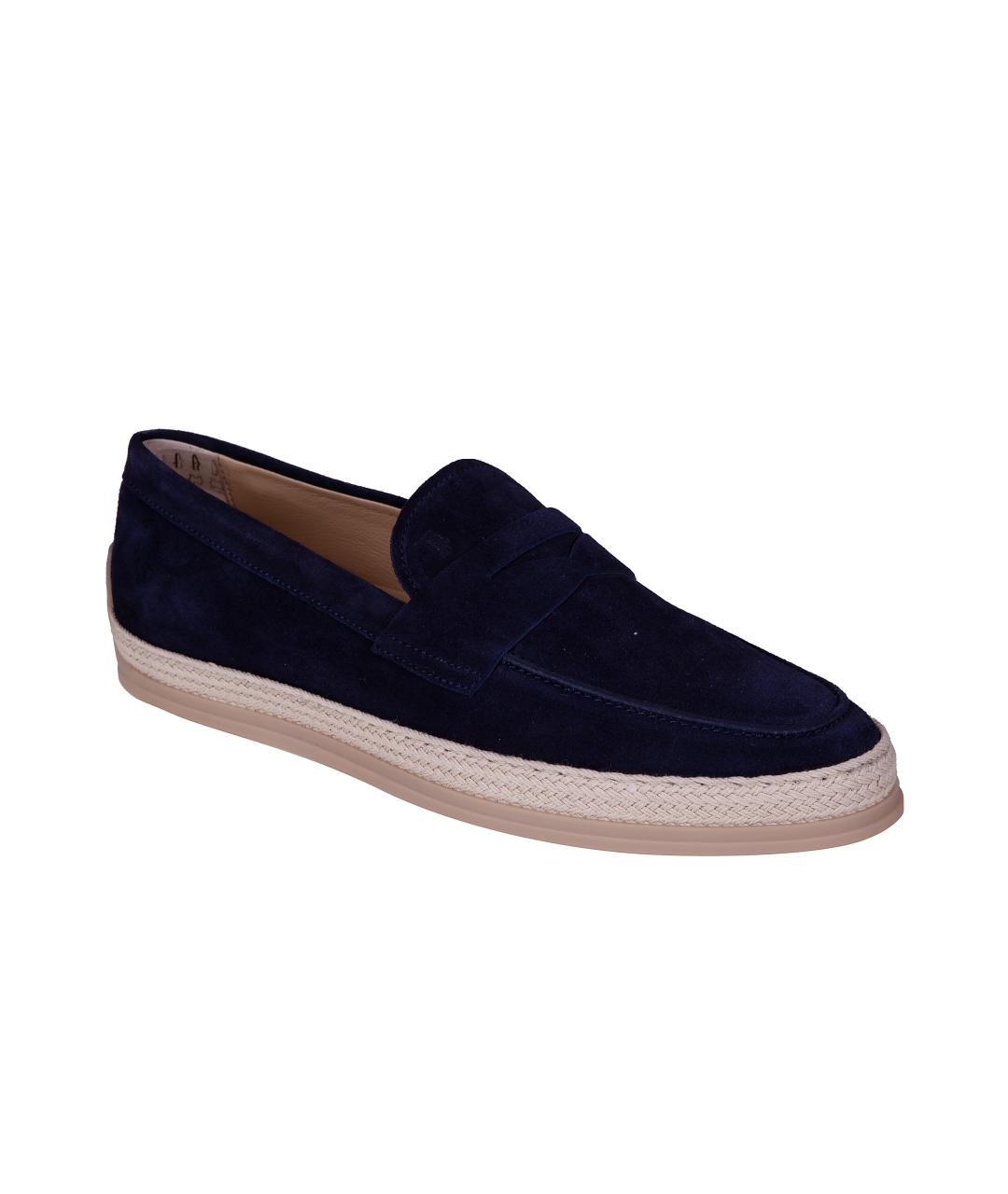 TOD'S Синие мокасины, фото 2