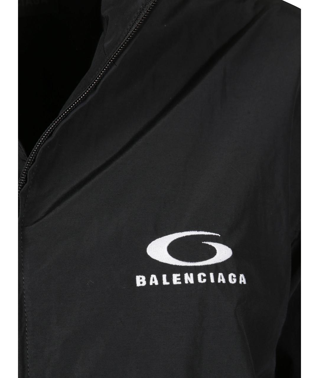 BALENCIAGA Черная хлопковая куртка, фото 2