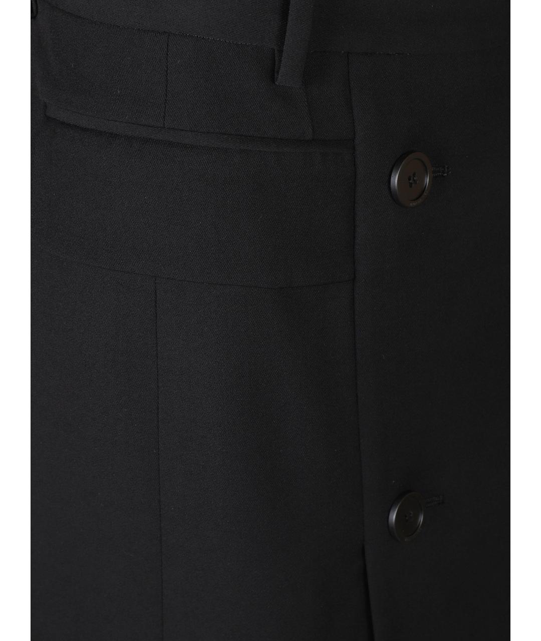 BALENCIAGA Черная вискозная юбка мини, фото 2