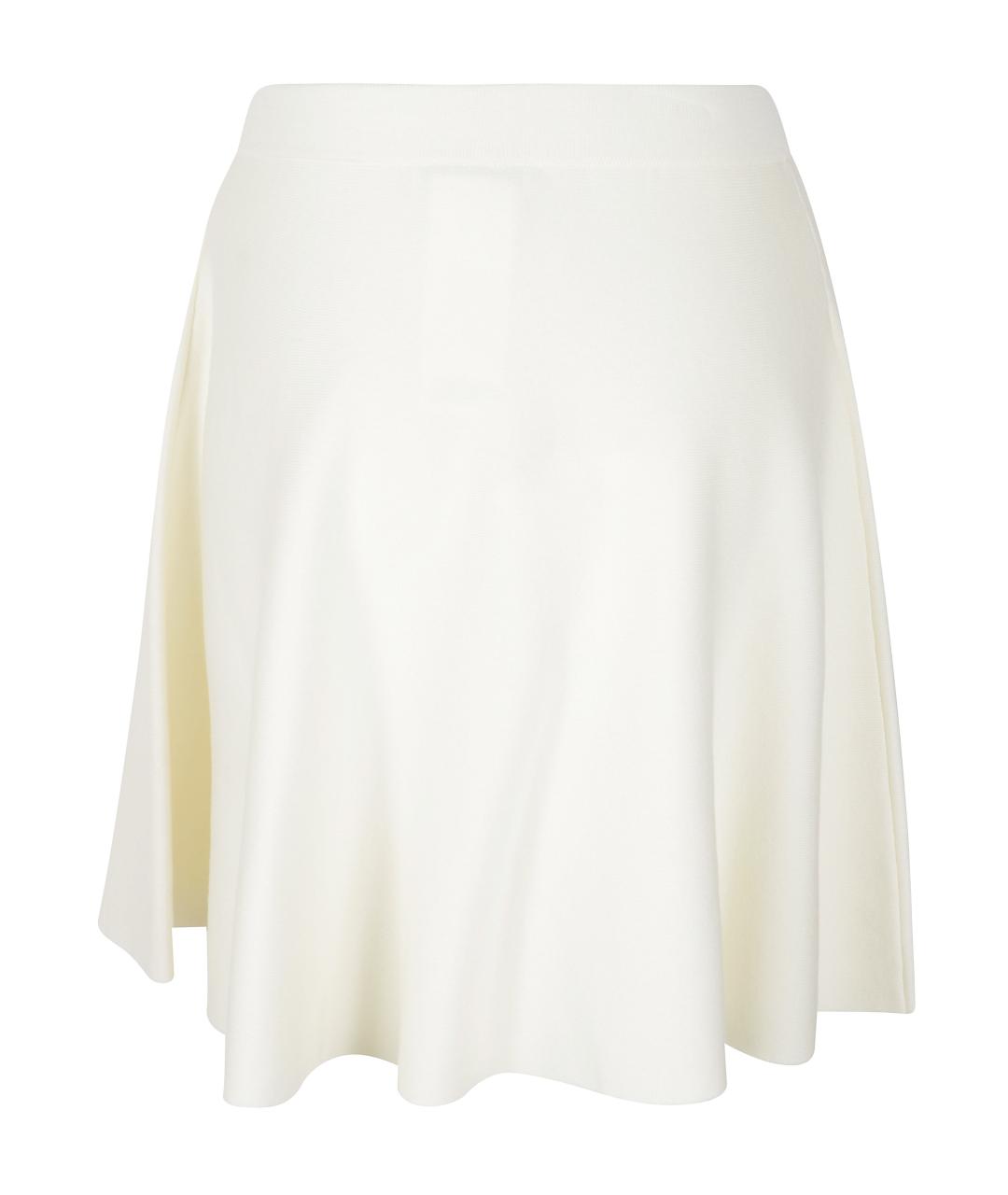 MAX MARA Белая юбка миди, фото 3
