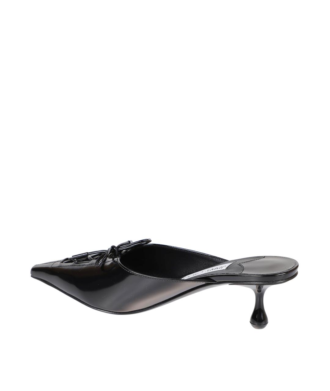 JIMMY CHOO Черные кожаные туфли, фото 3