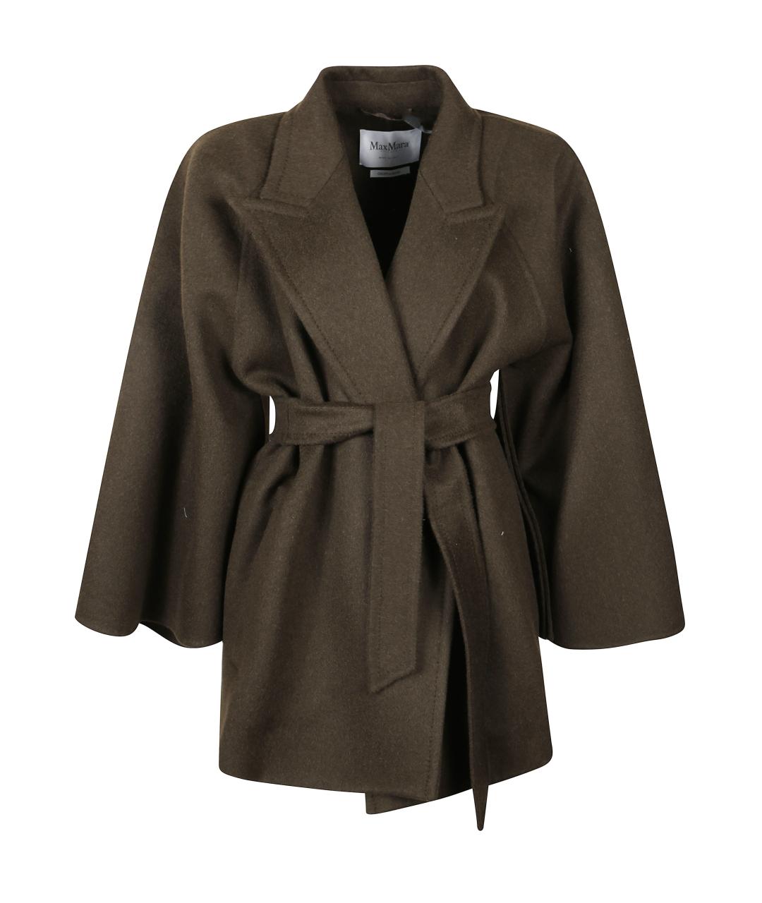 MAX MARA Зеленое пальто, фото 1
