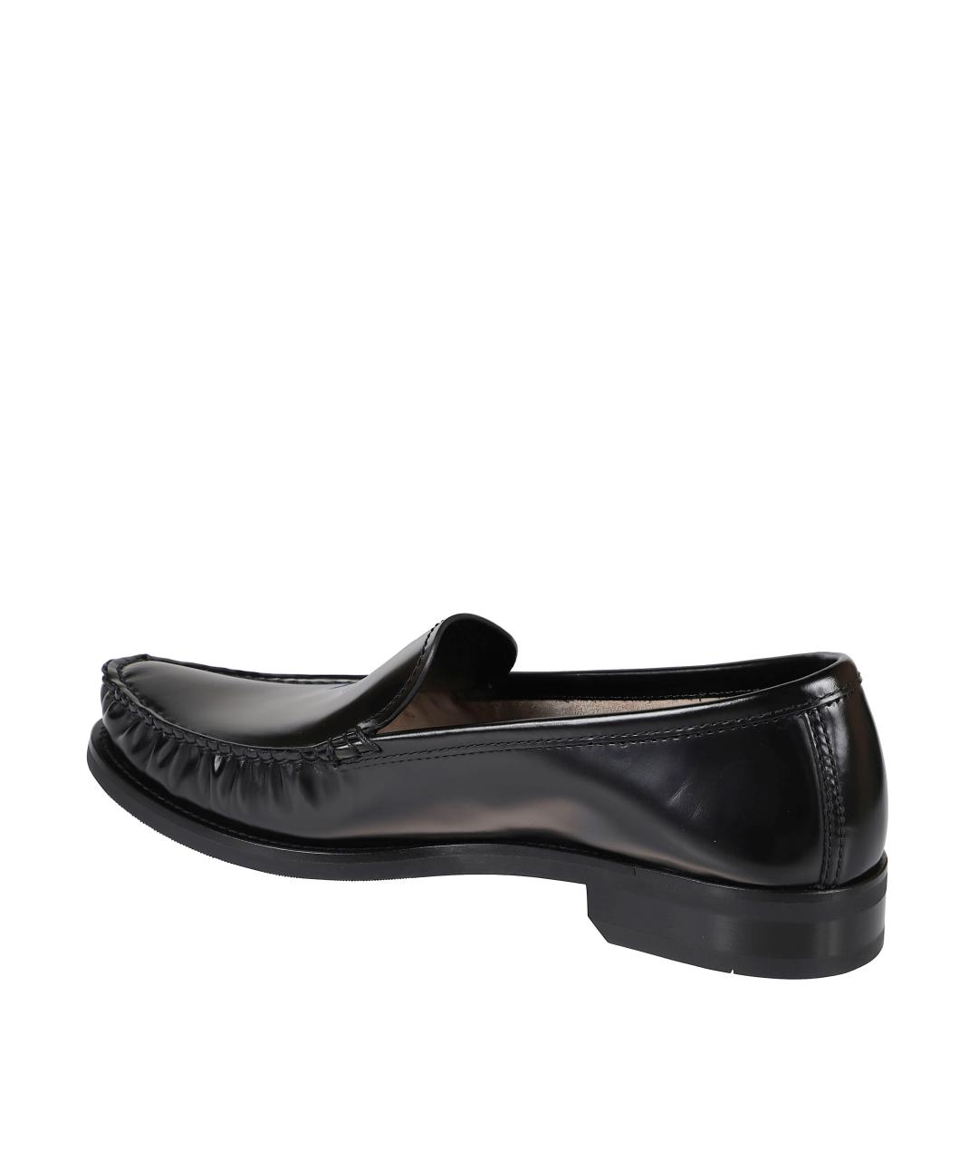 PRADA Черные кожаные лоферы, фото 3