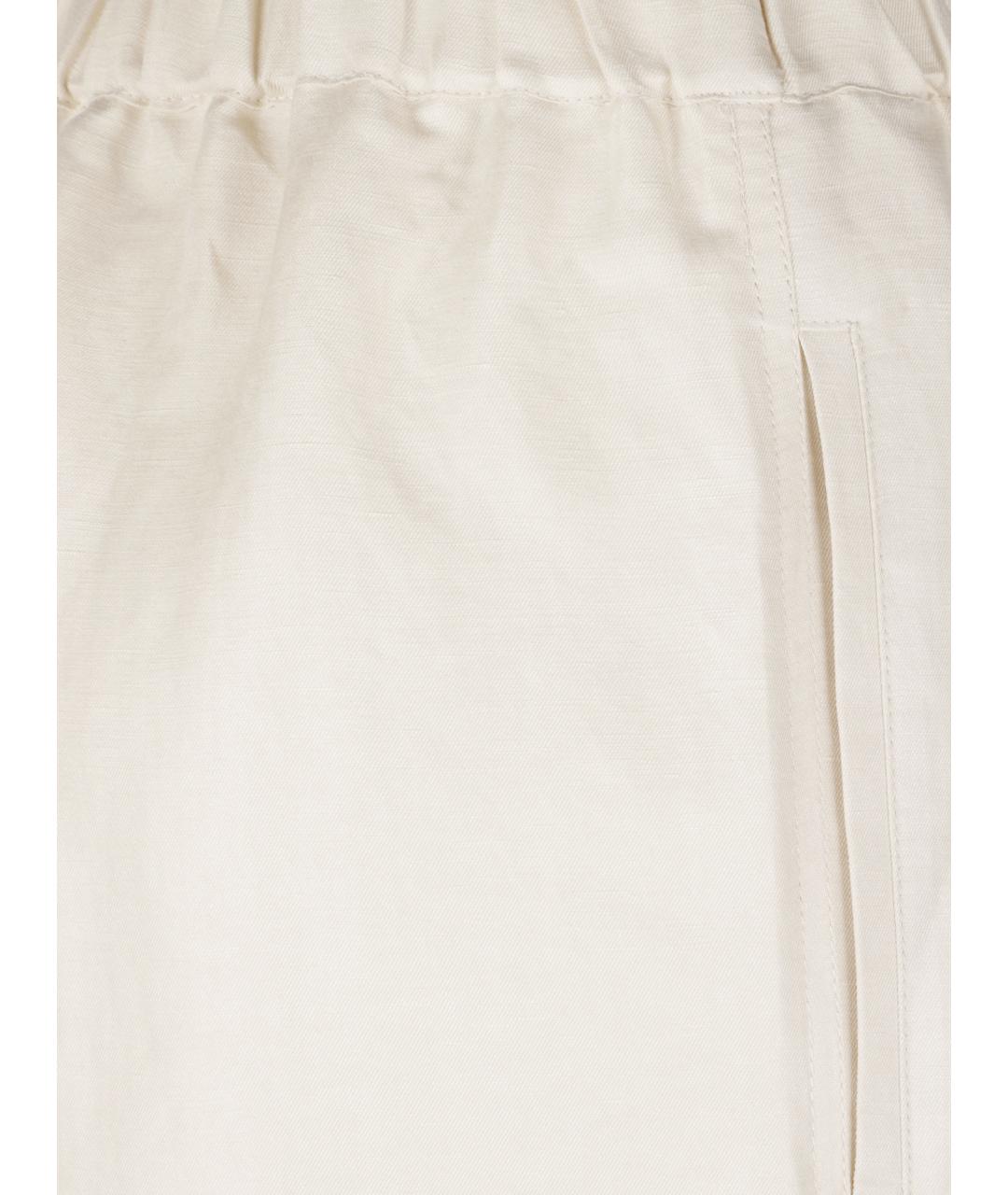 MAX MARA Бежевые прямые брюки, фото 2