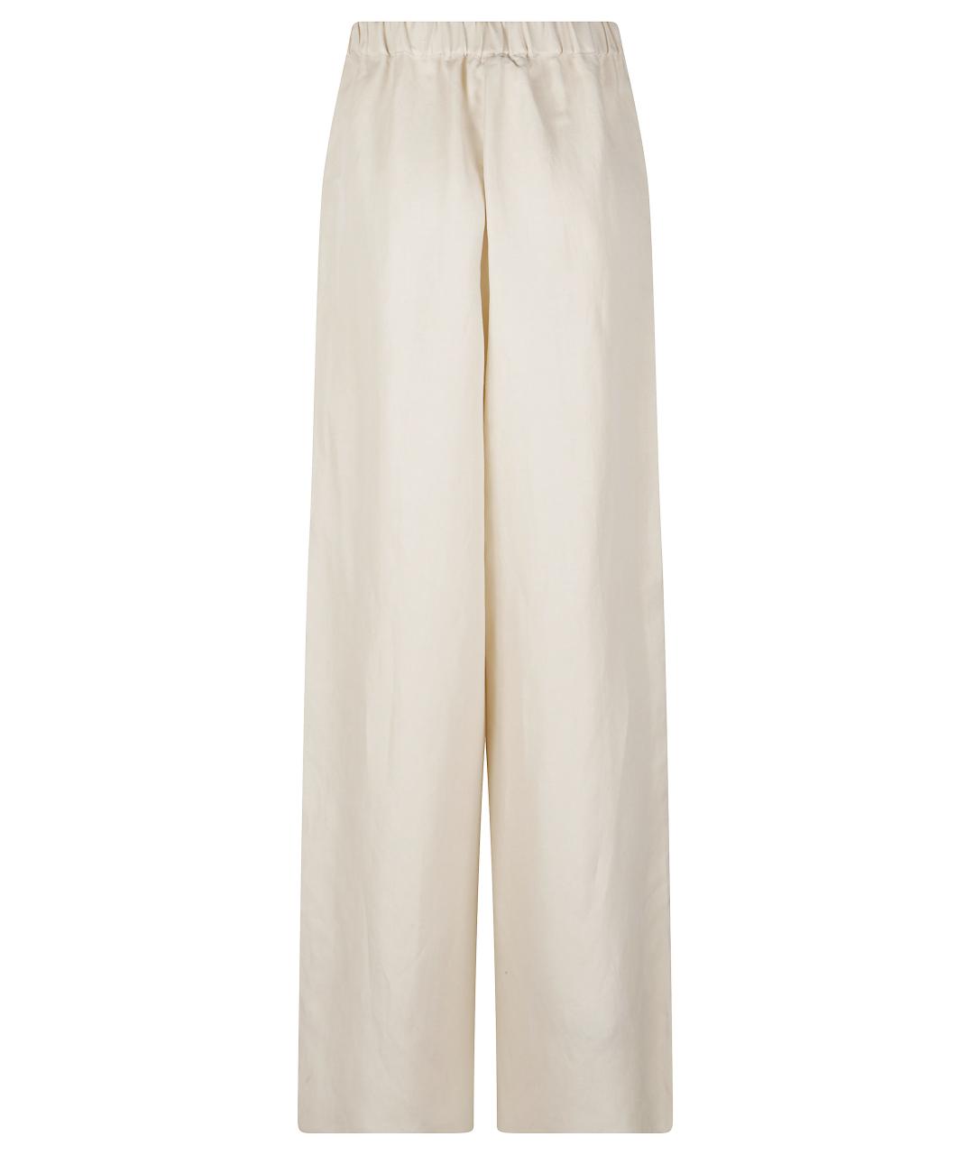 MAX MARA Бежевые прямые брюки, фото 3