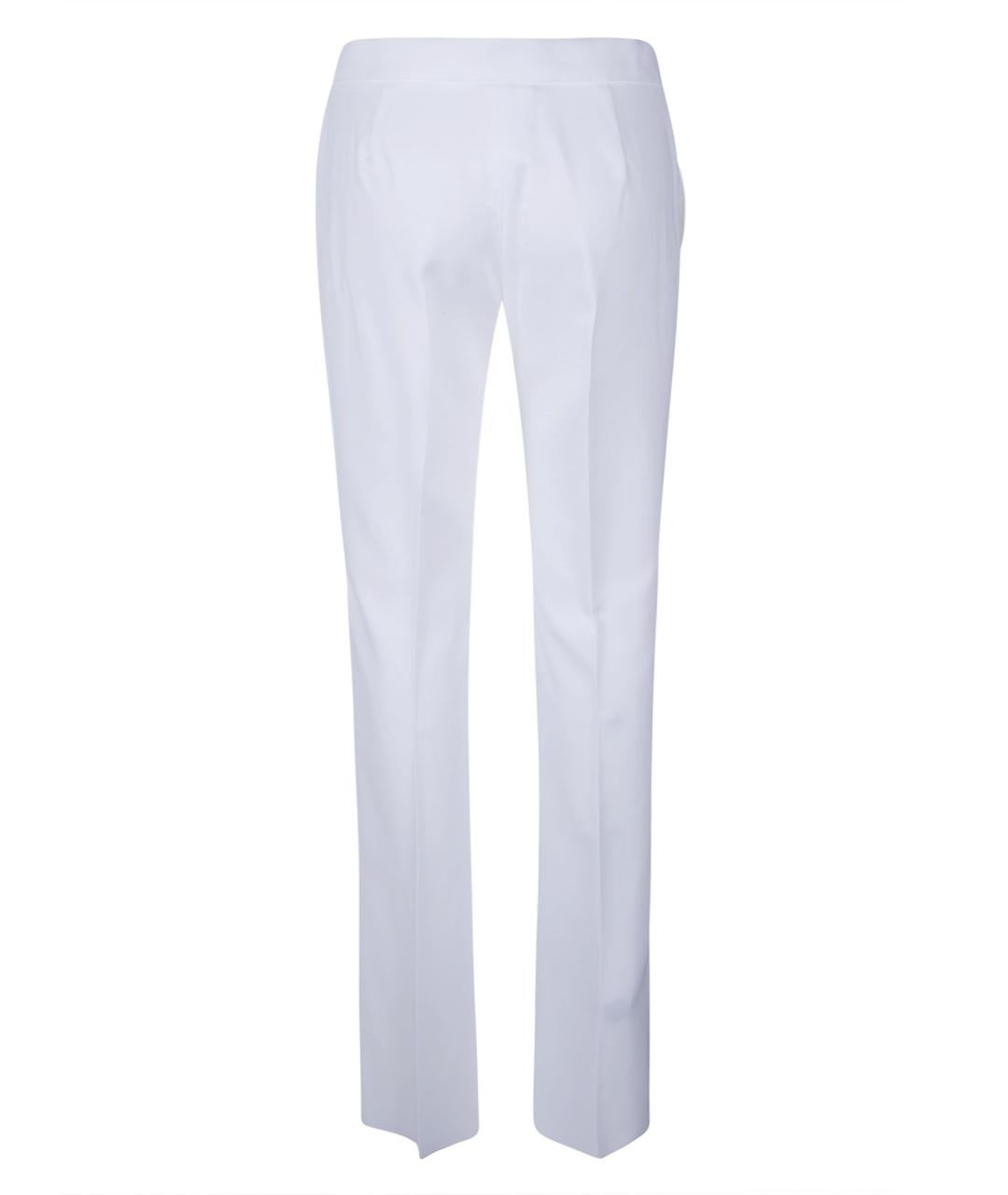 MAX MARA Белые прямые брюки, фото 2
