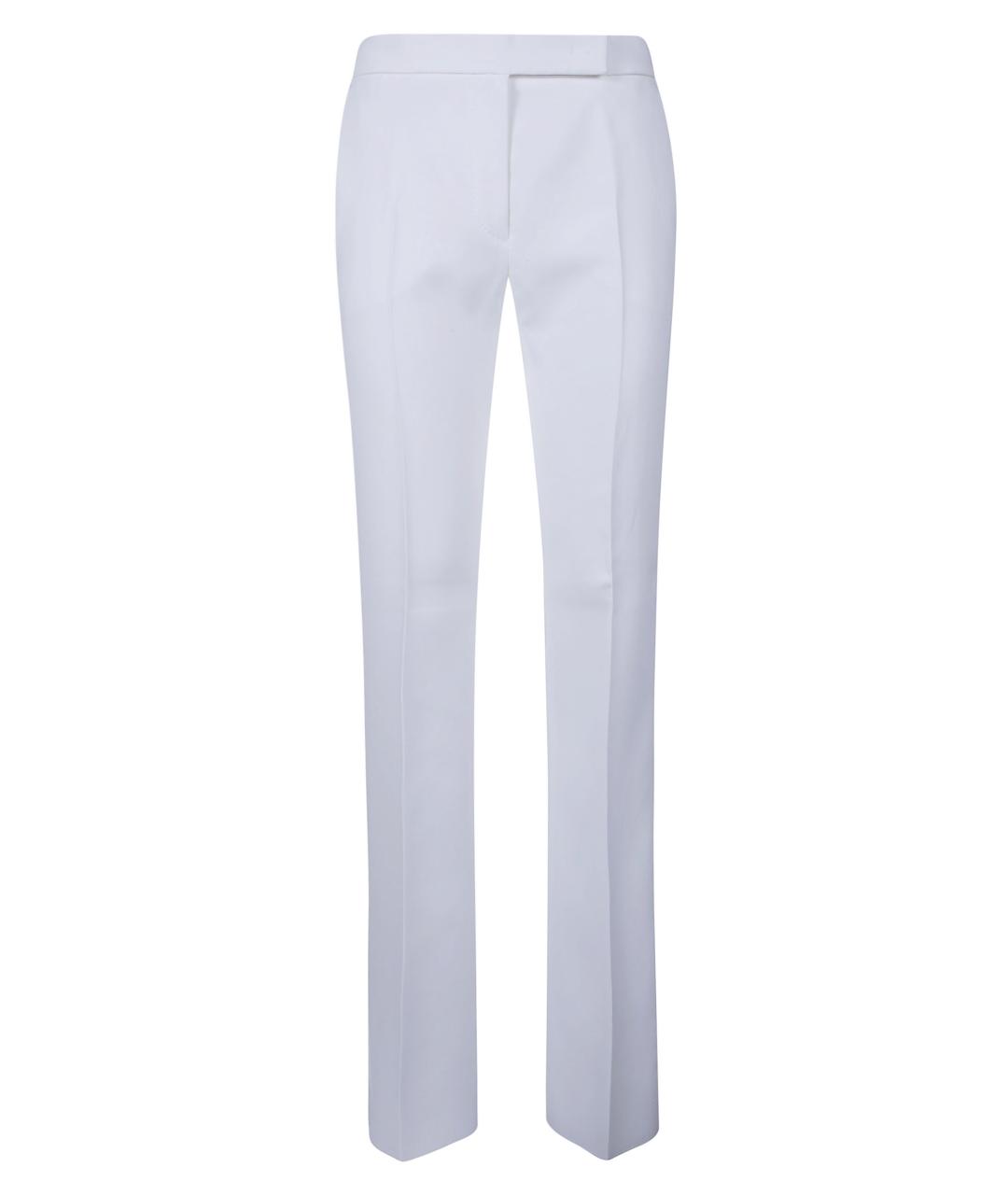 MAX MARA Белые прямые брюки, фото 1