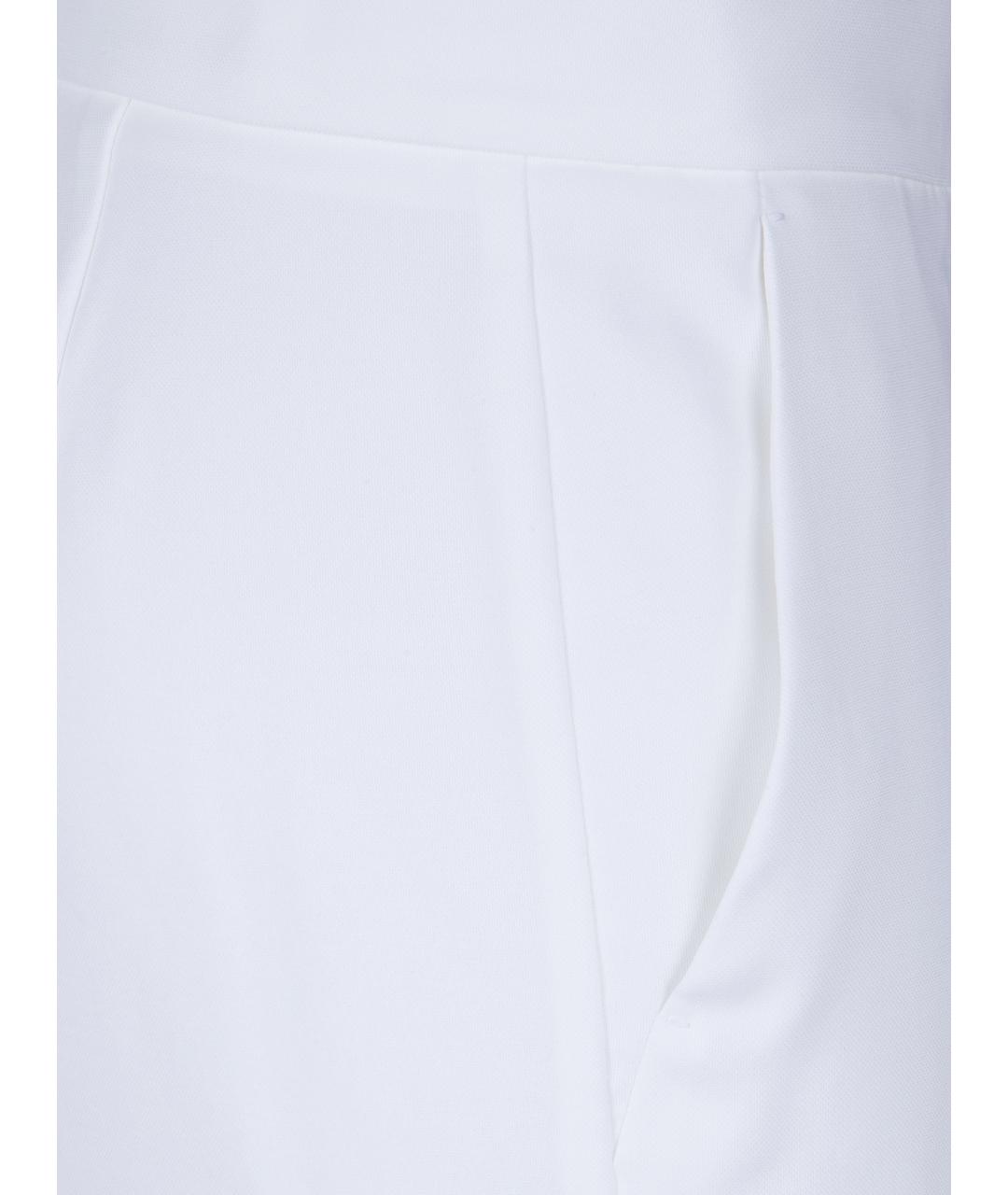MAX MARA Белые прямые брюки, фото 3
